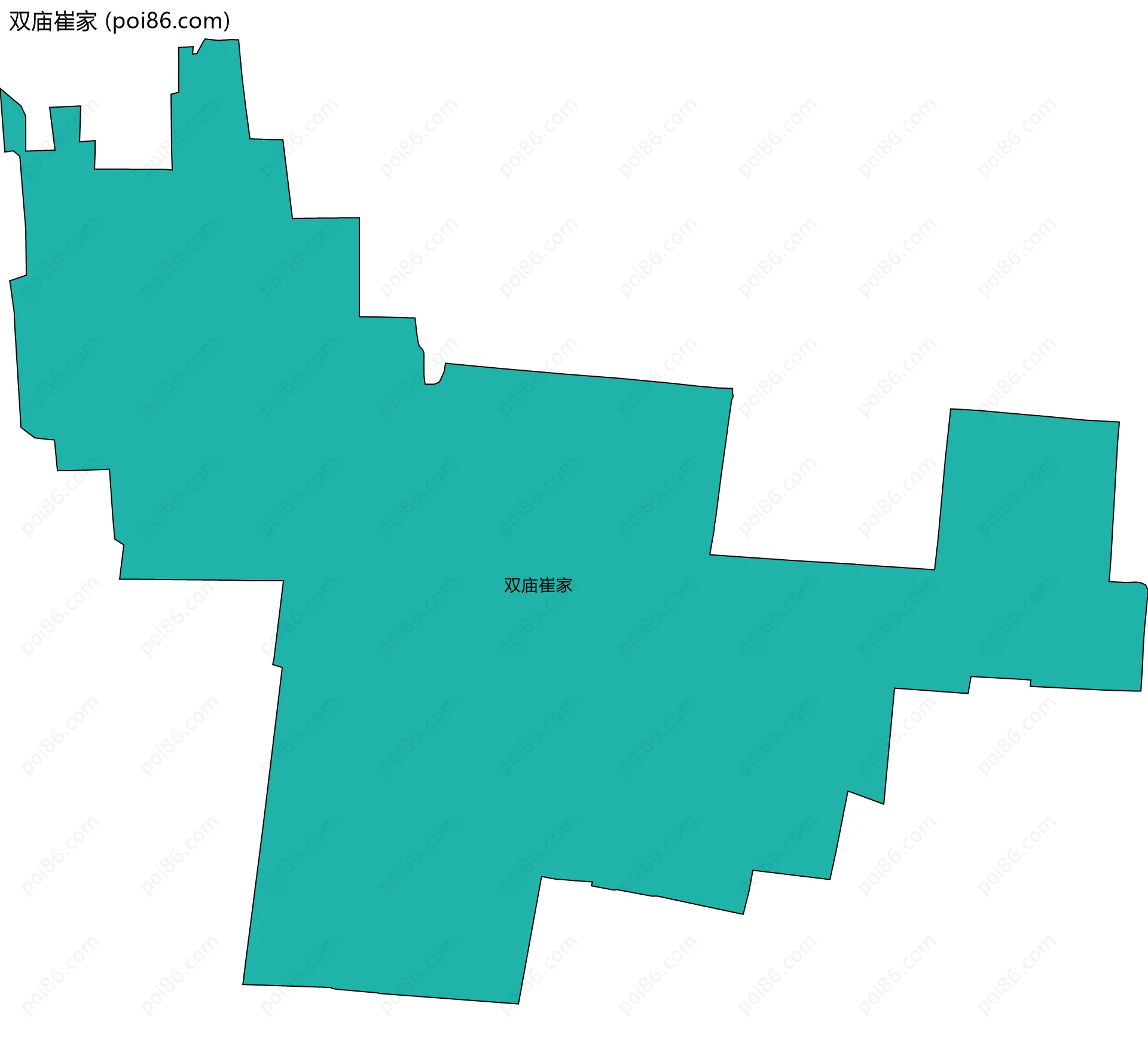 双庙崔家边界地图