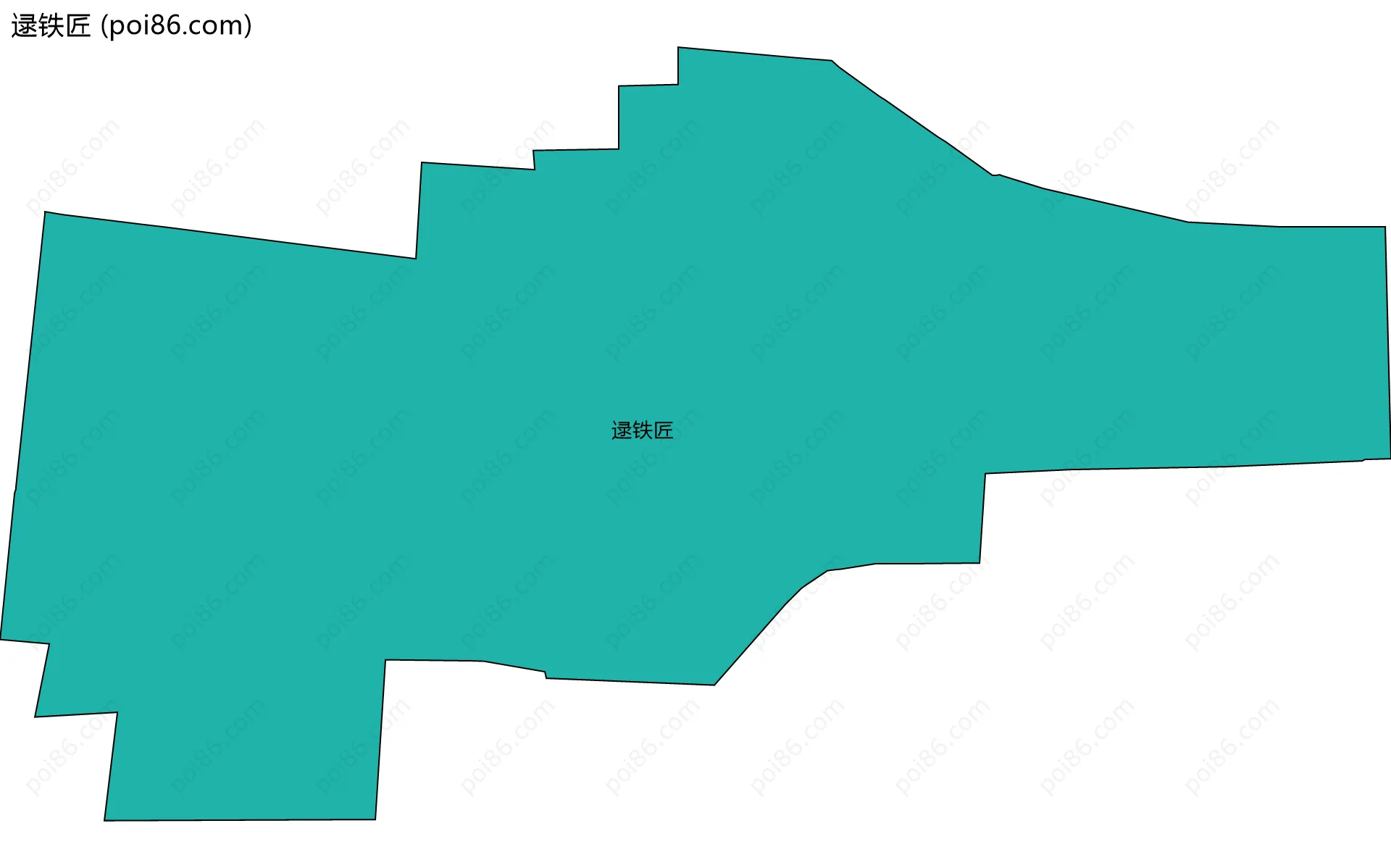 逯铁匠边界地图