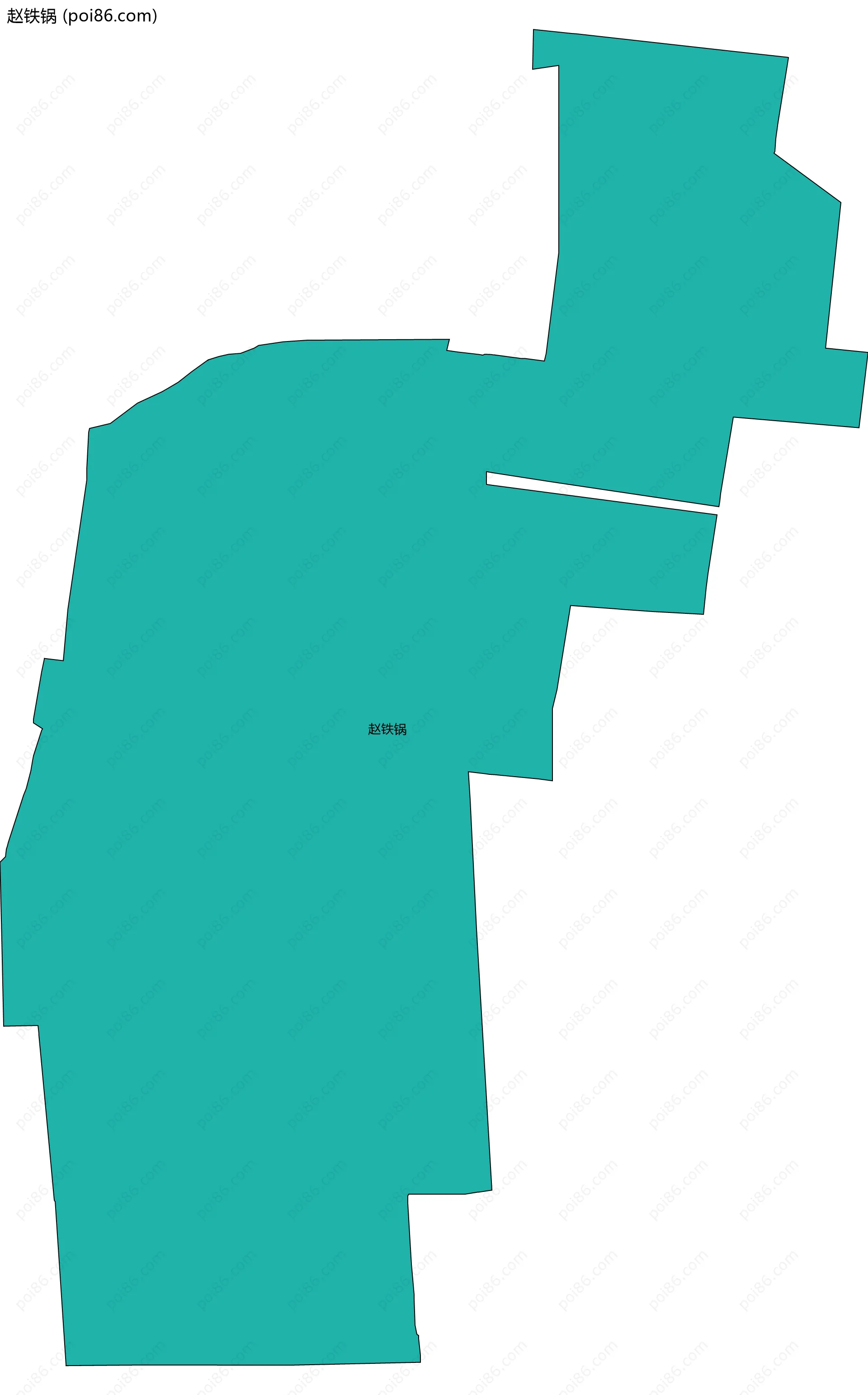 赵铁锅边界地图