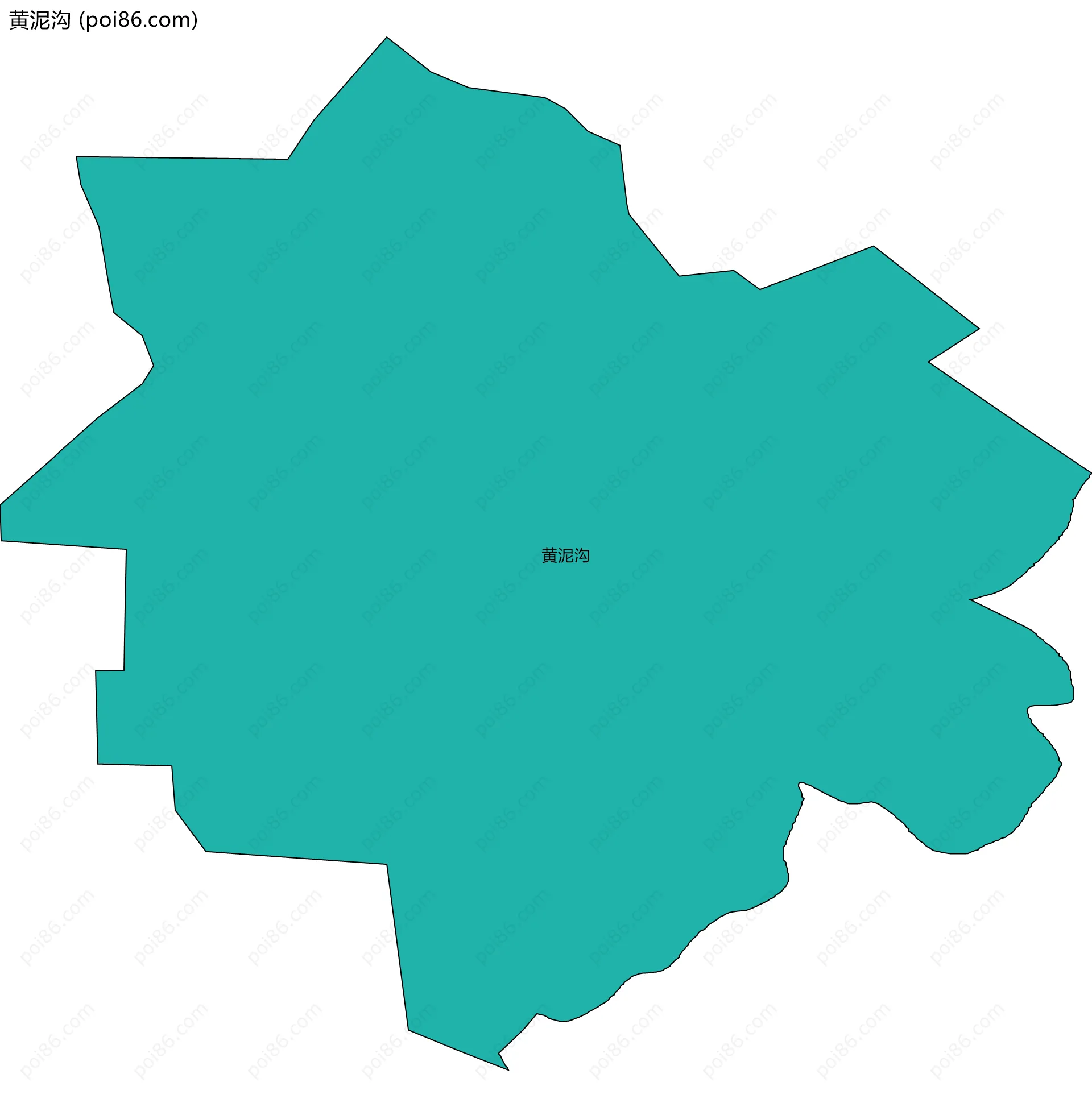 黄泥沟边界地图