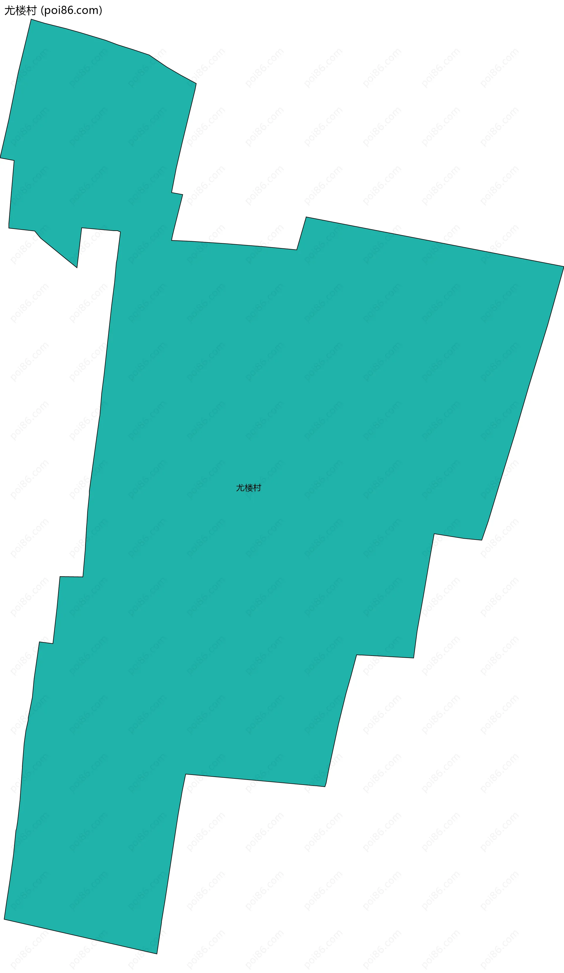 尤楼村边界地图