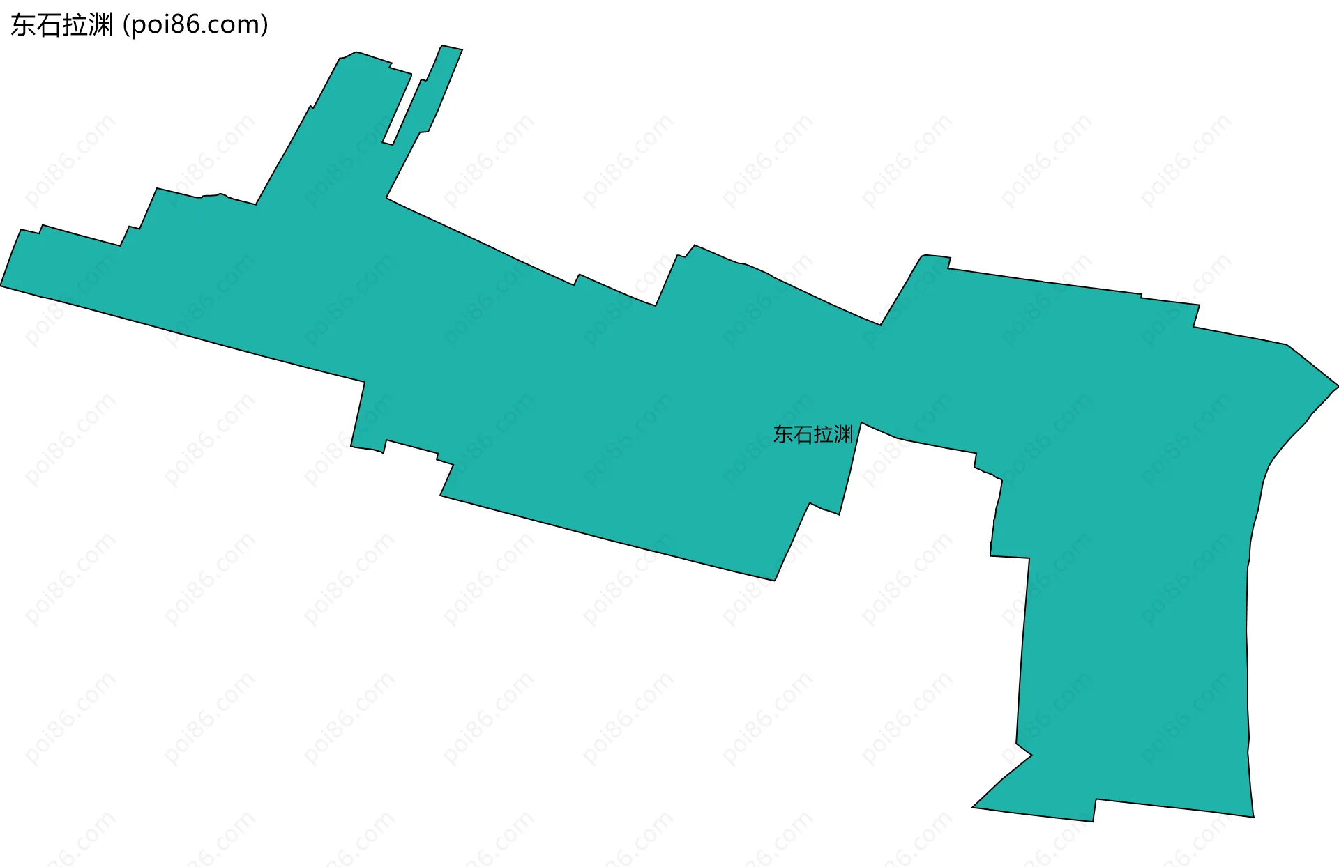 东石拉渊边界地图