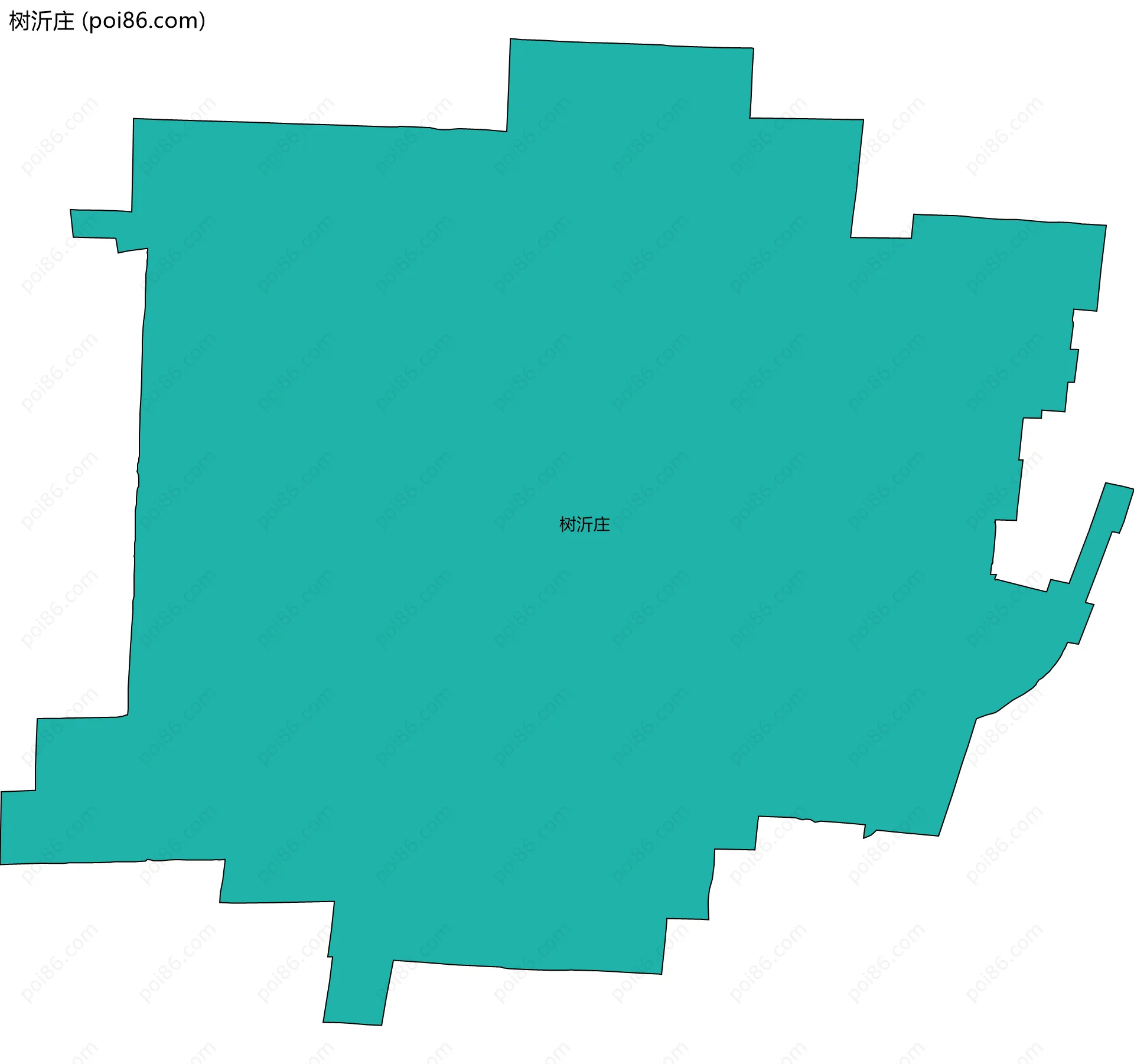 树沂庄边界地图