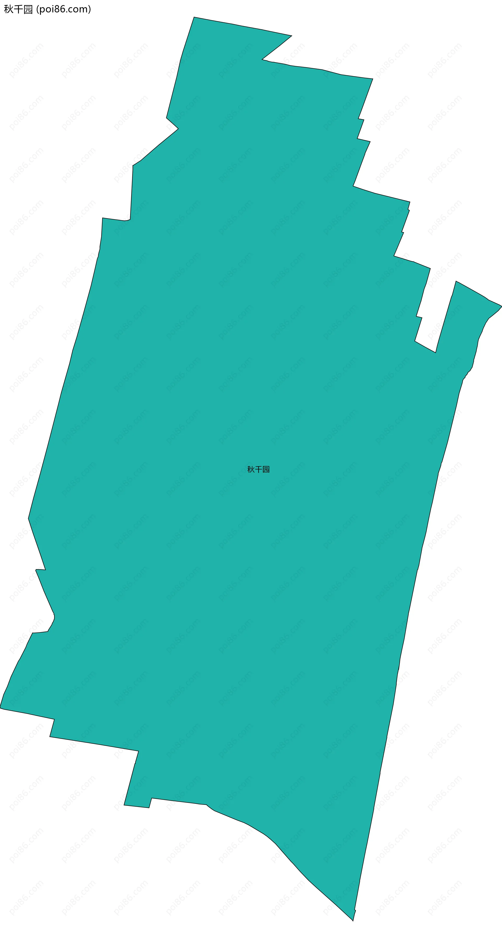 秋千园边界地图