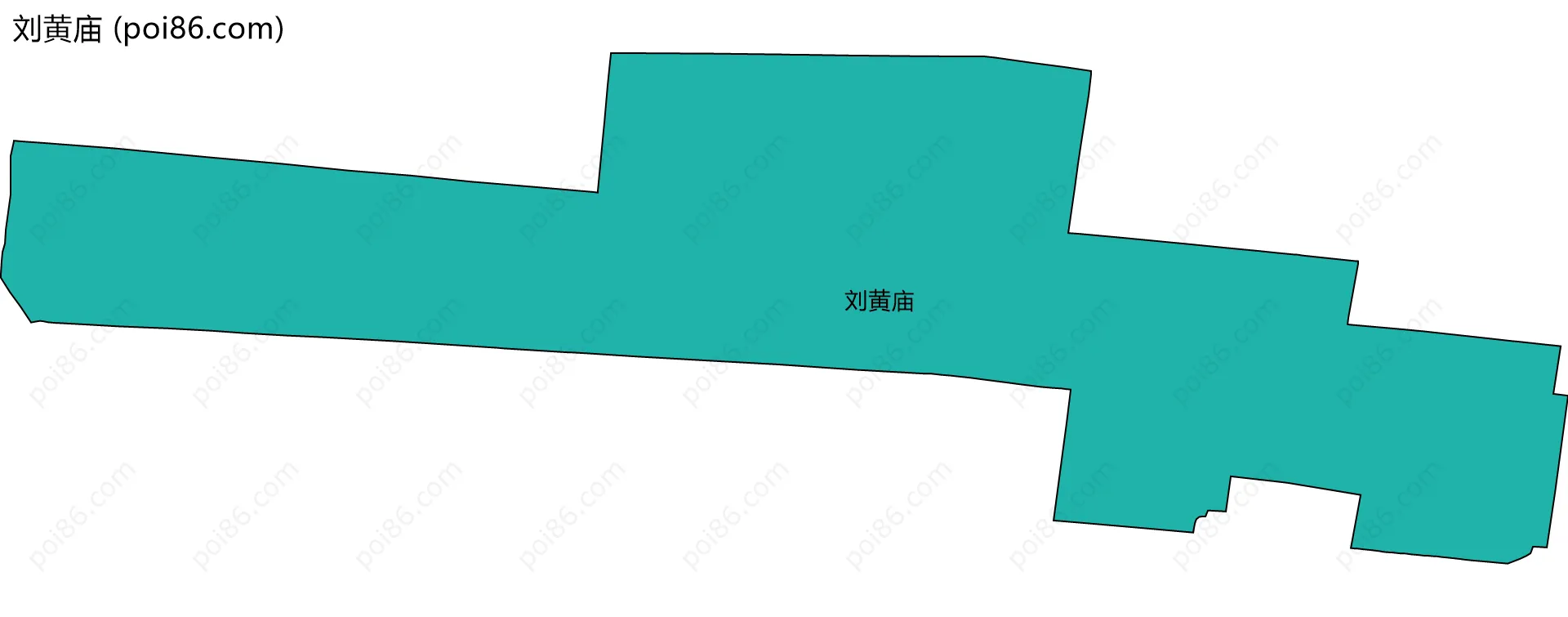 刘黄庙边界地图