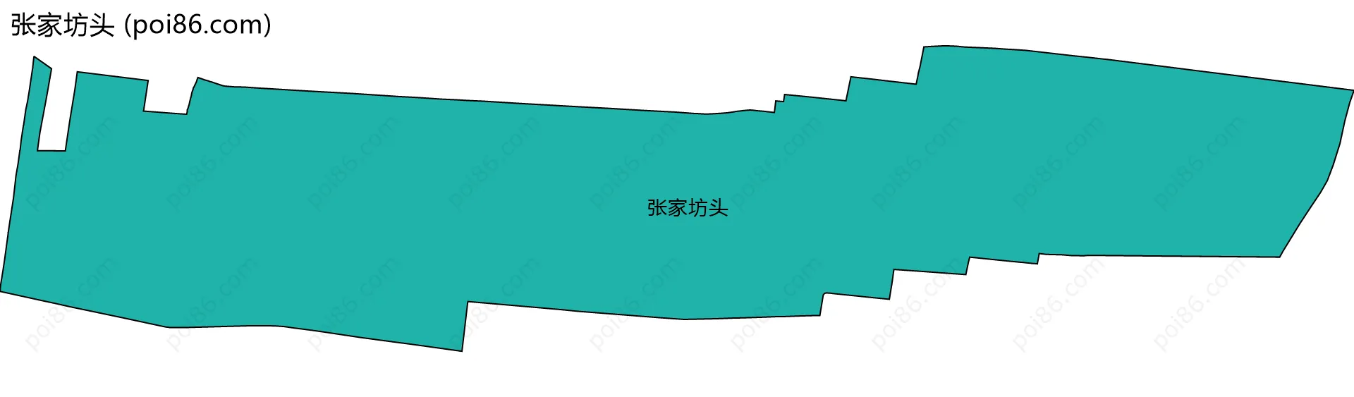 张家坊头边界地图