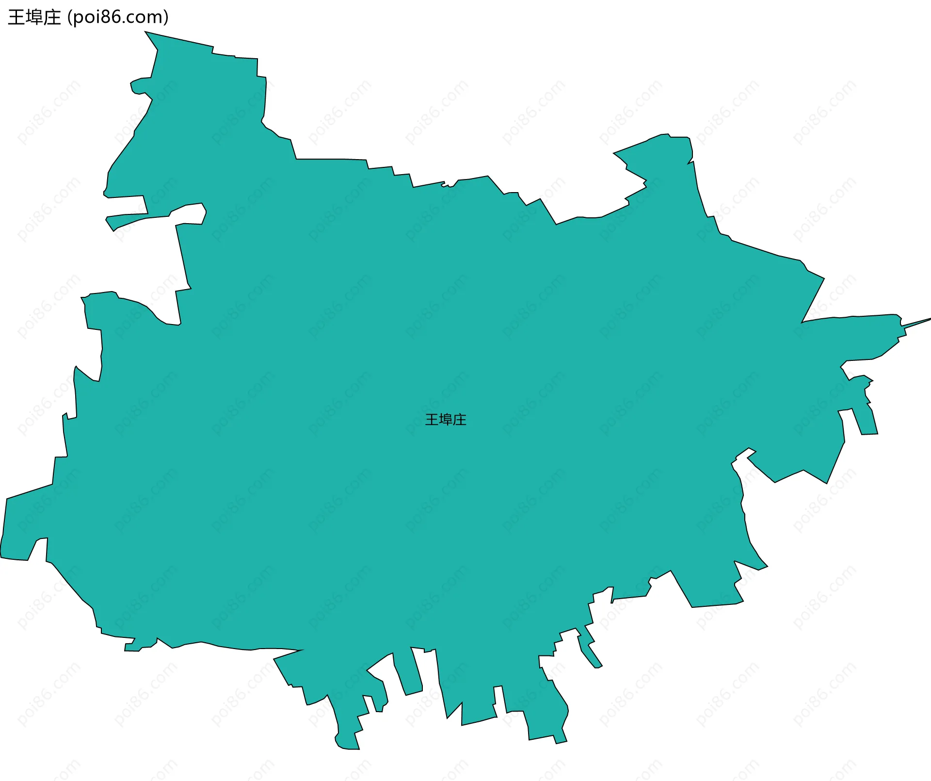 王埠庄边界地图