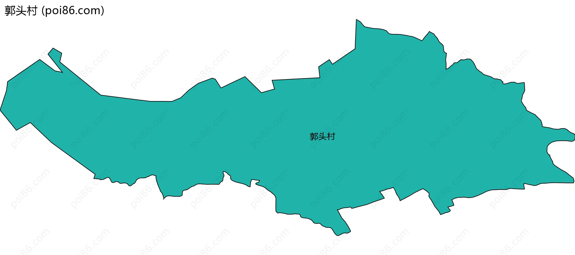 郭头村边界地图