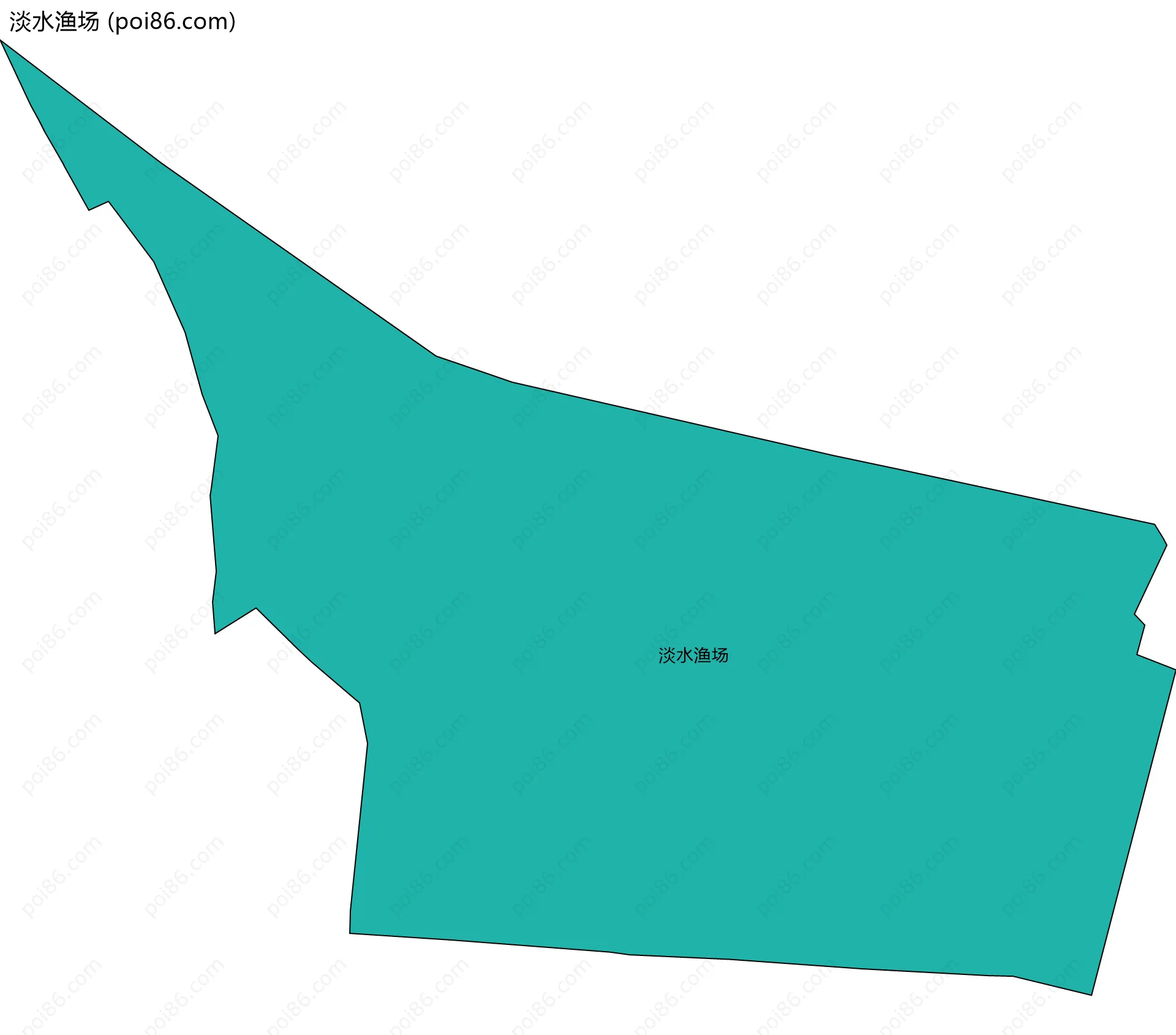 淡水渔场边界地图