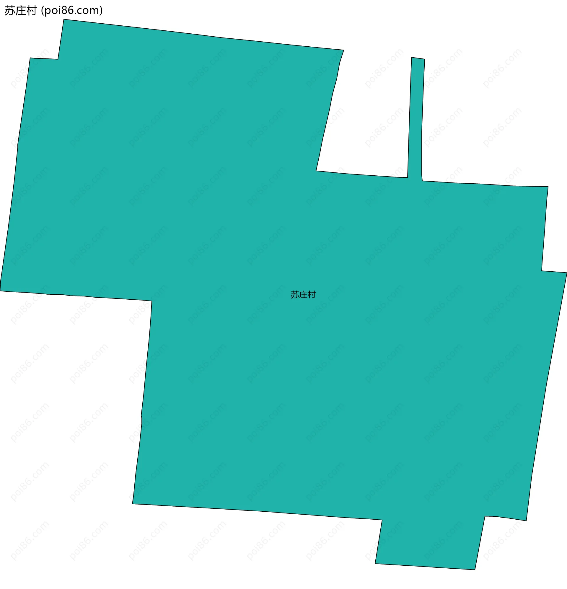 苏庄村边界地图