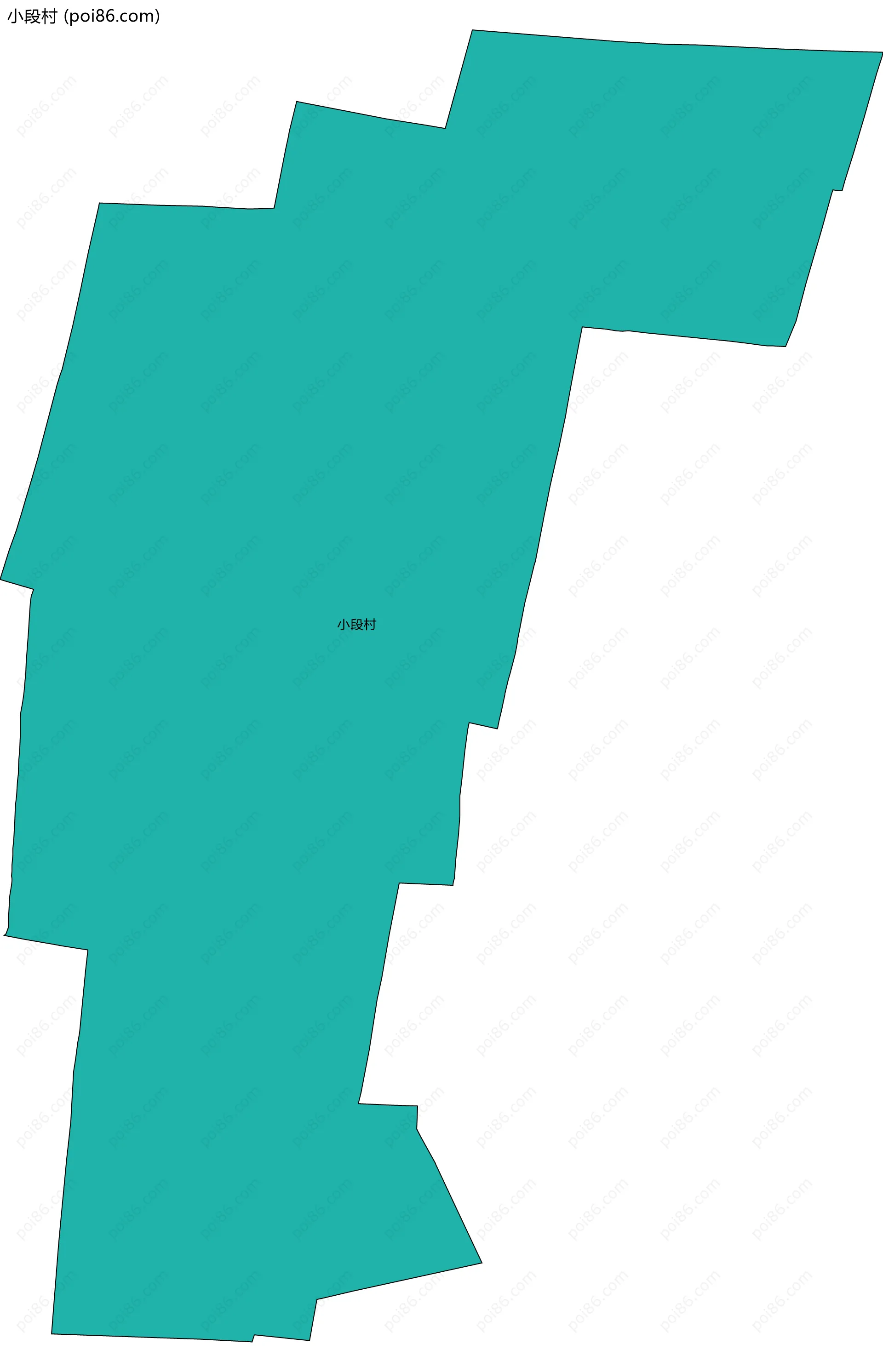 小段村边界地图