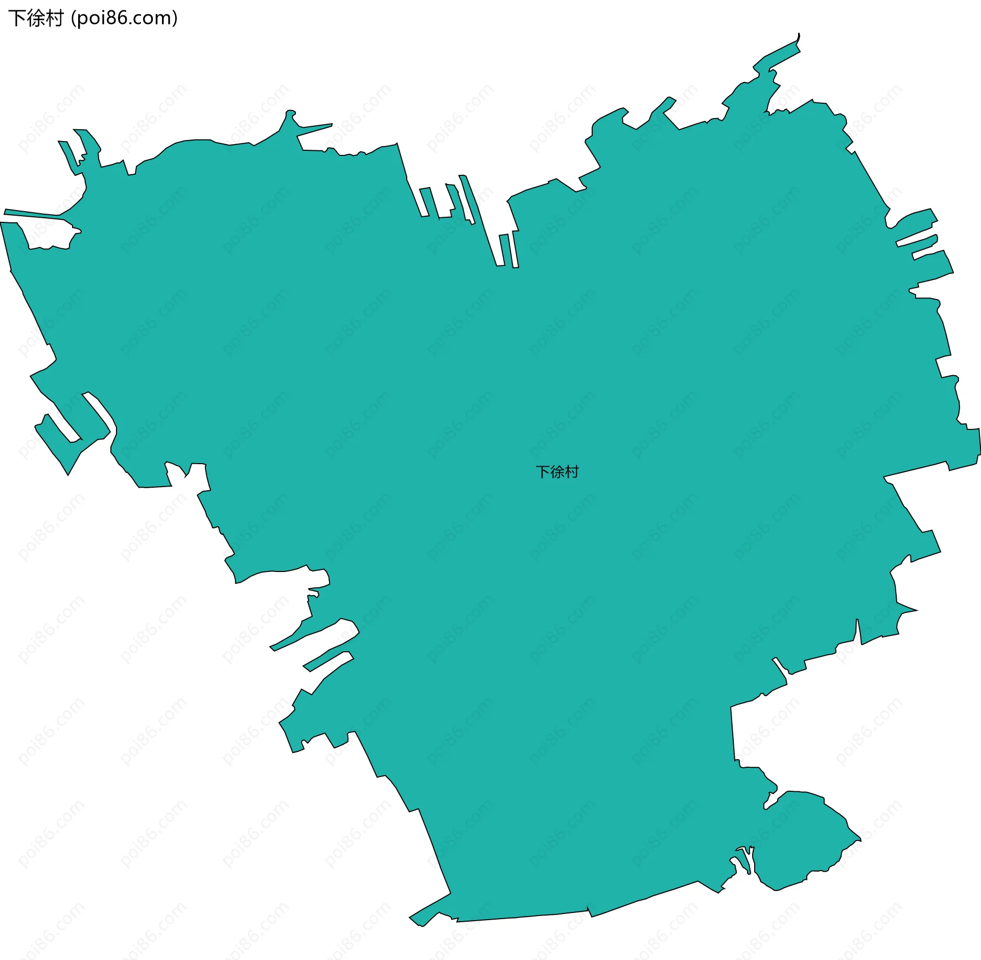 下徐村边界地图