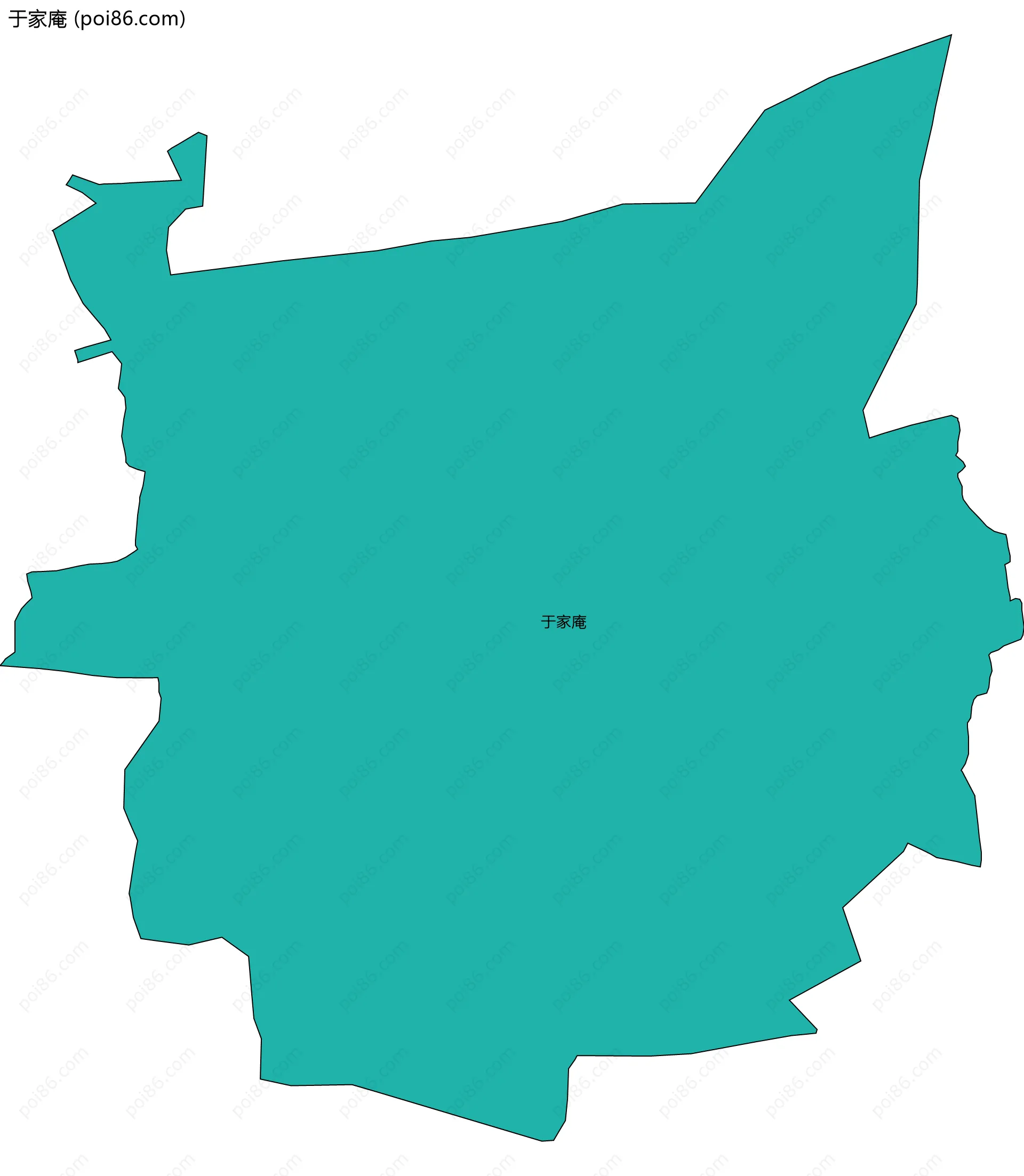 于家庵边界地图