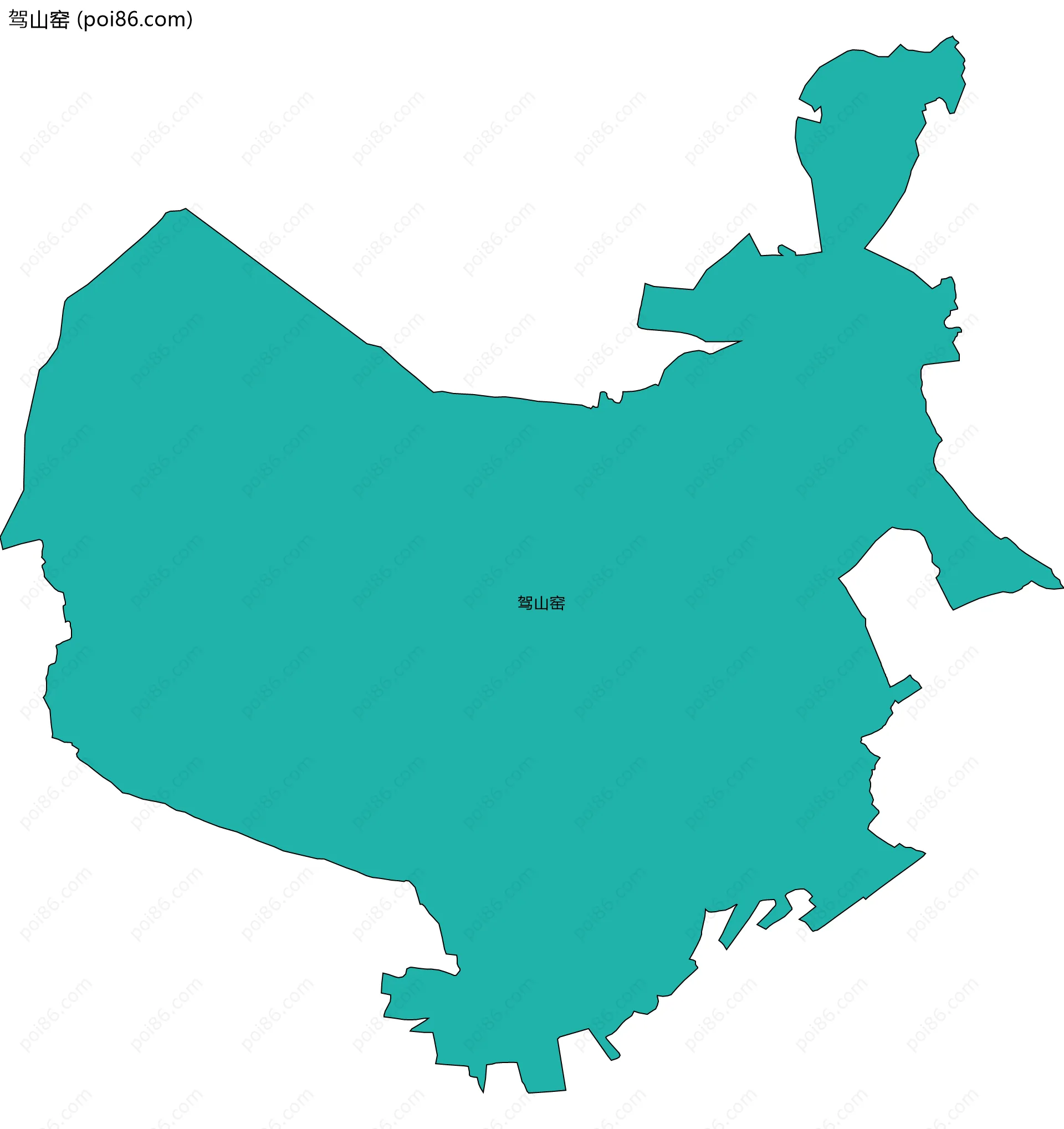 驾山窑边界地图