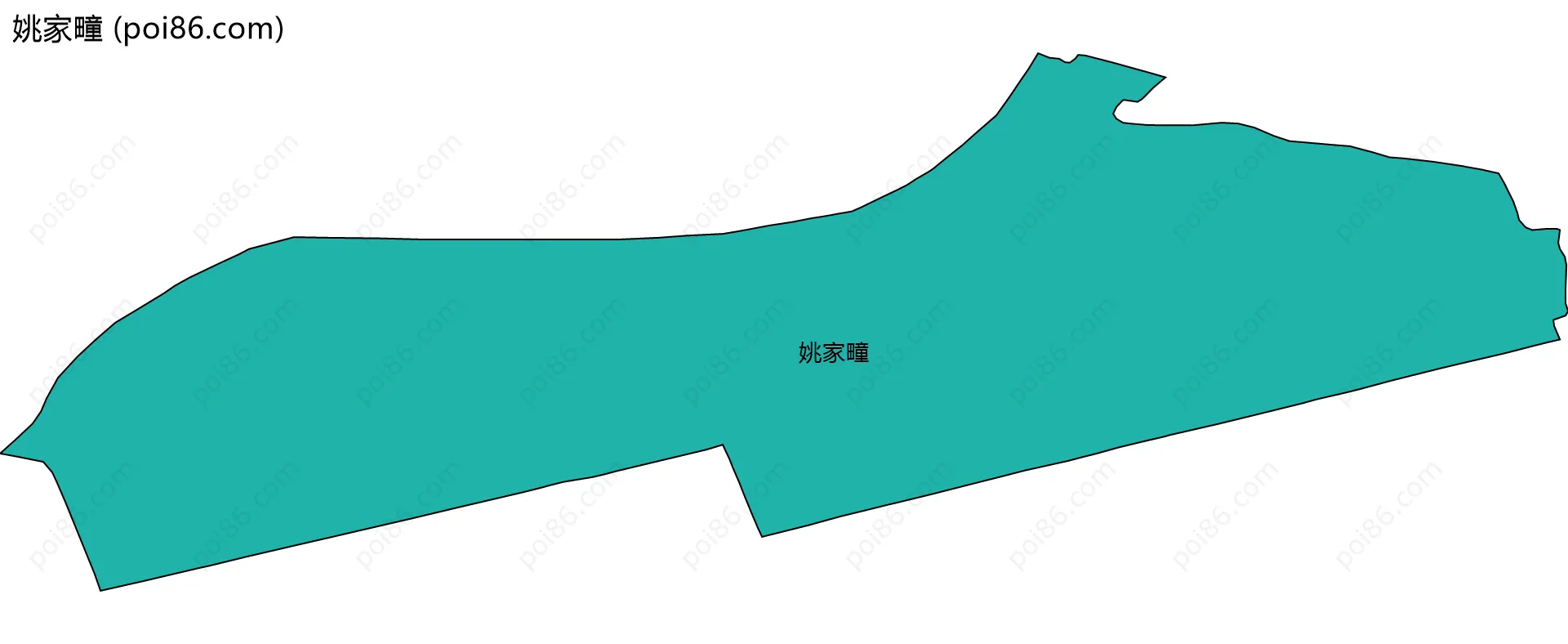 姚家疃边界地图