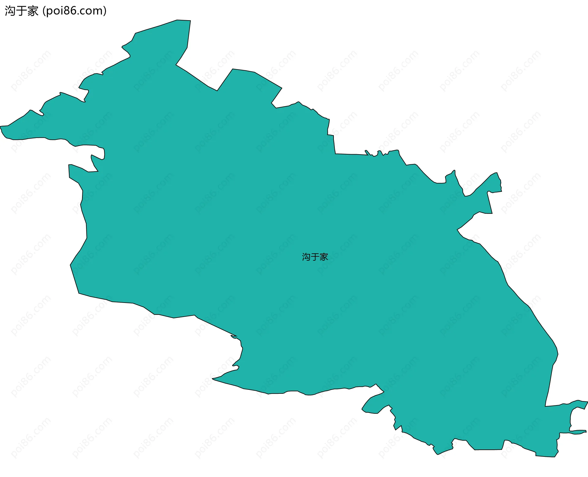 沟于家边界地图