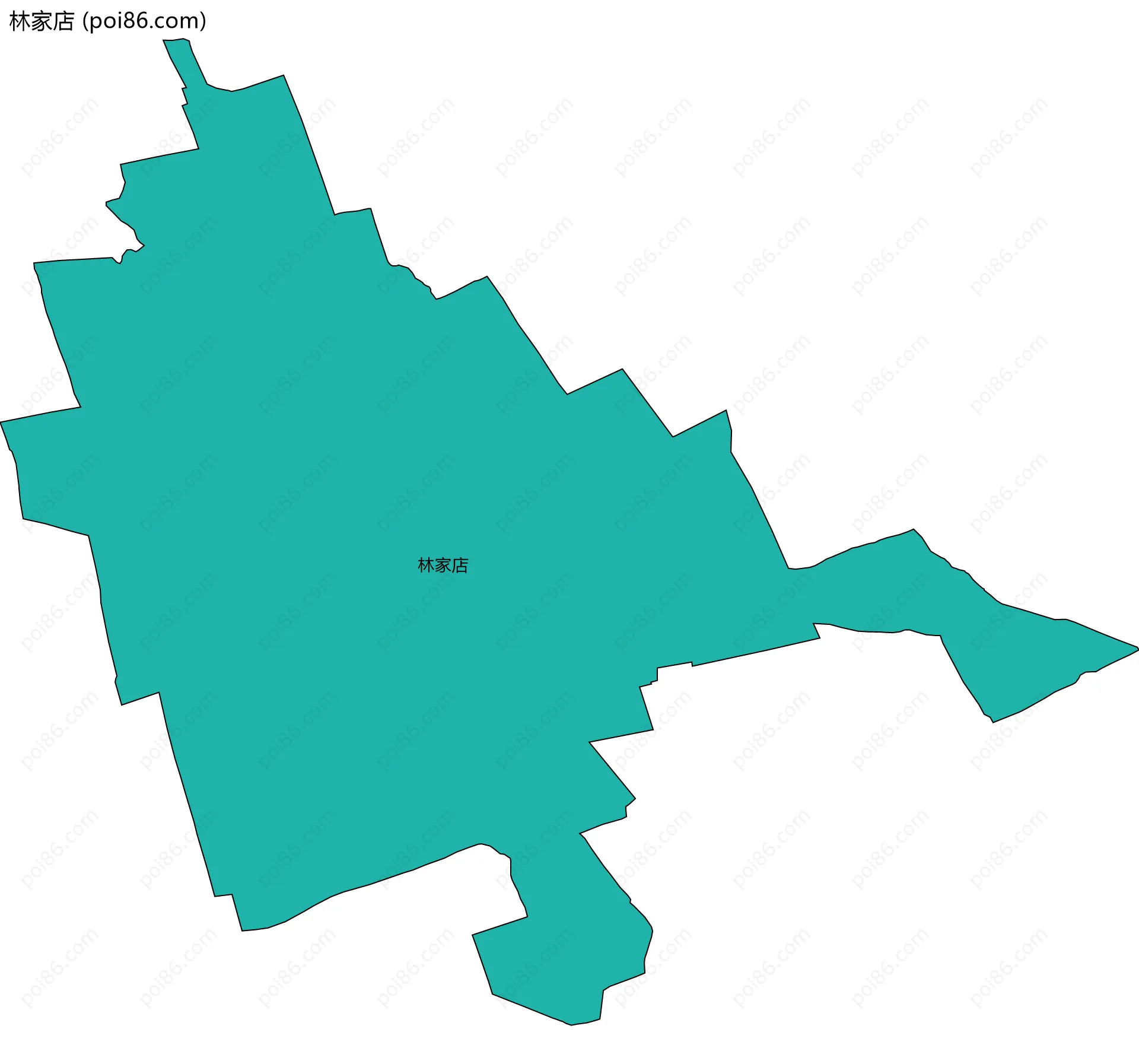 林家店边界地图