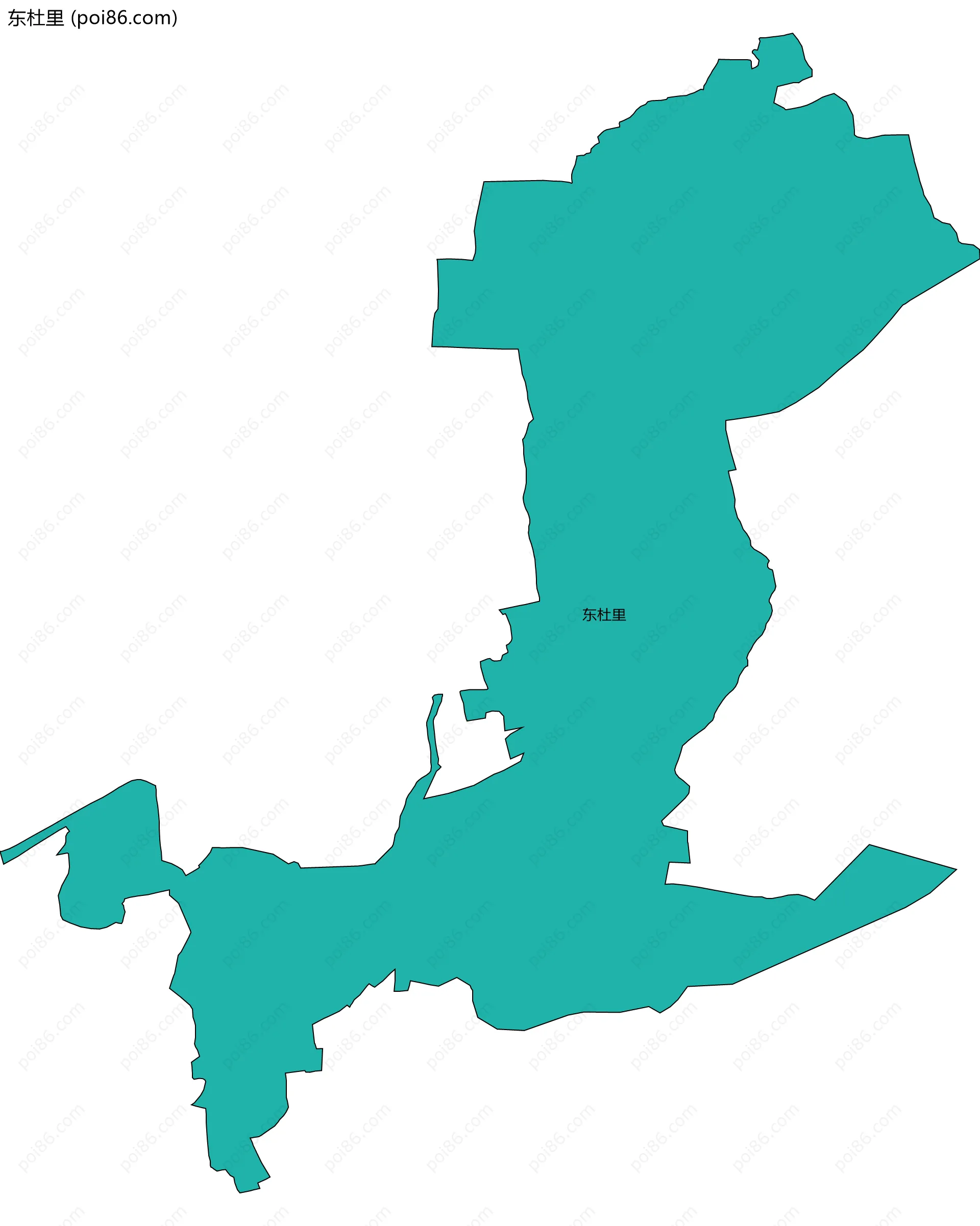 东杜里边界地图