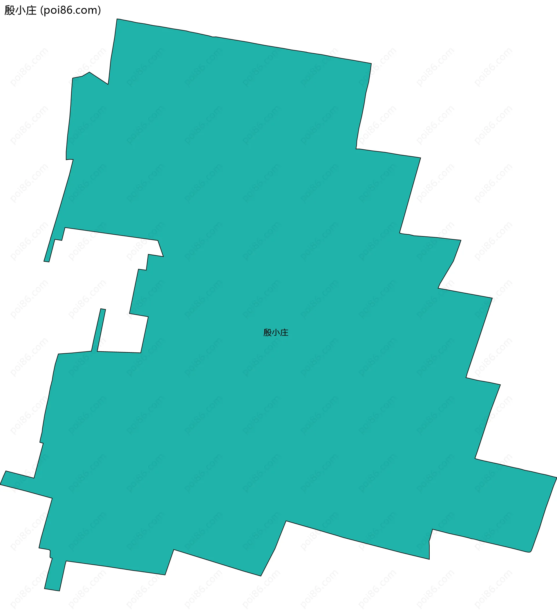 殷小庄边界地图