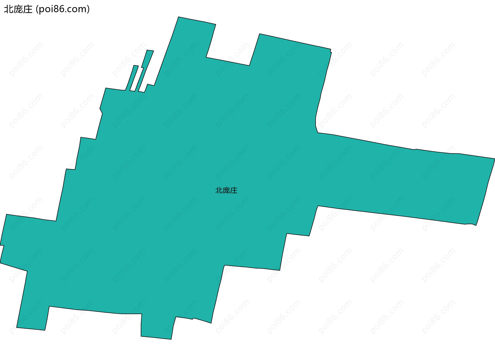 北庞庄边界地图