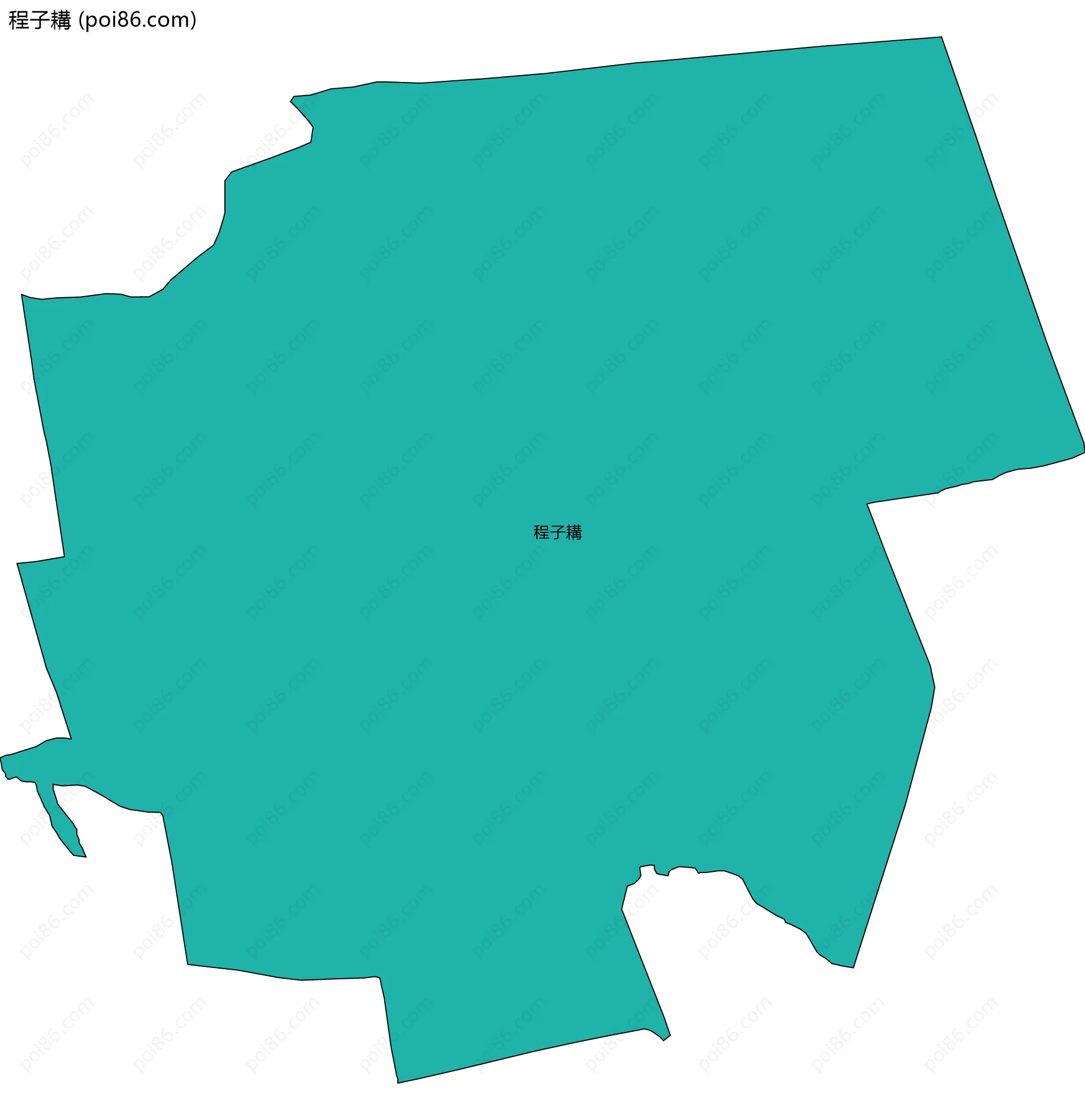 程子耩边界地图