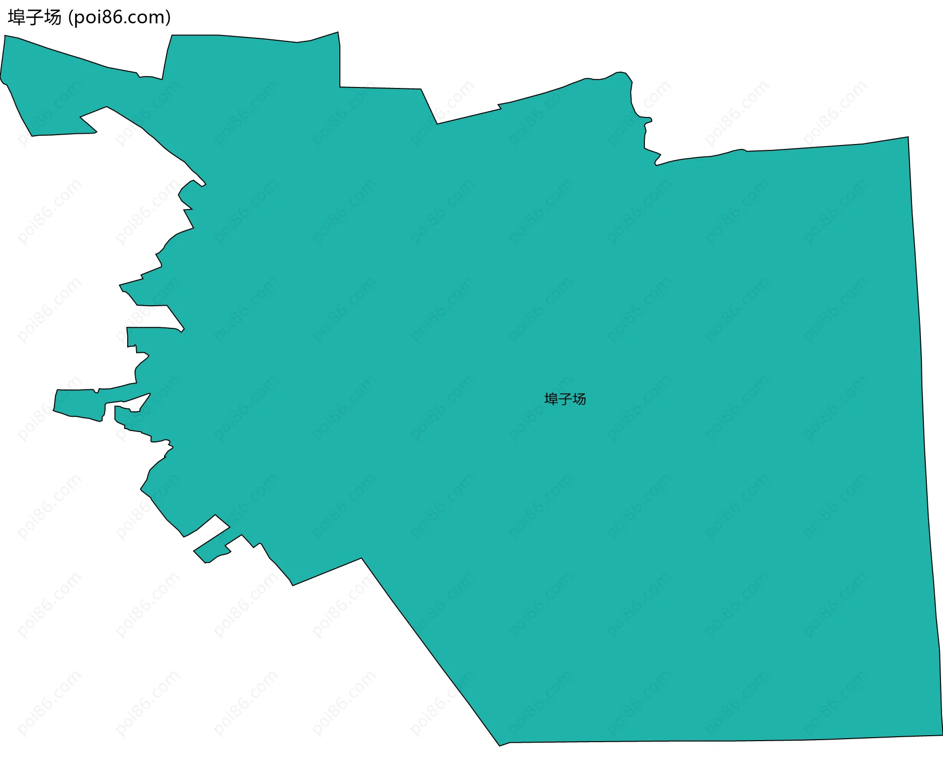 埠子场边界地图
