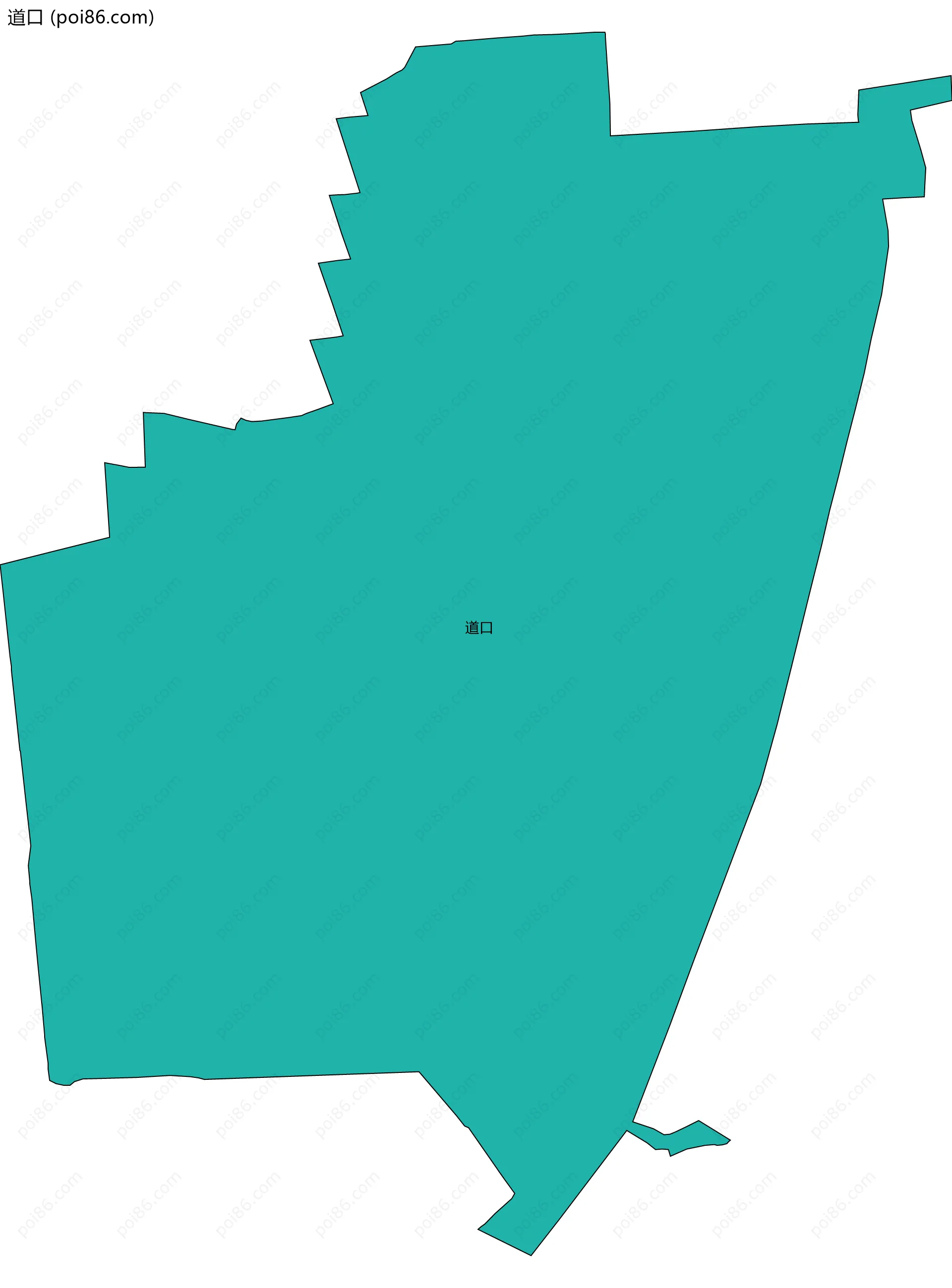 道口边界地图