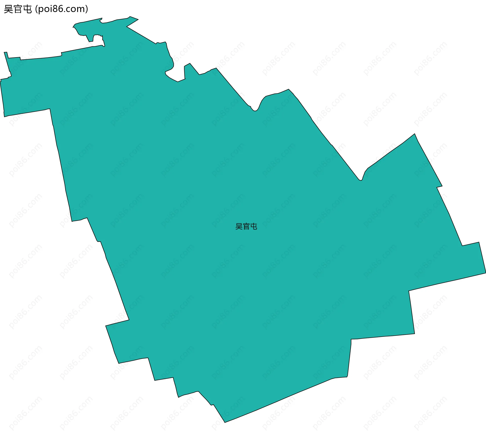 吴官屯边界地图