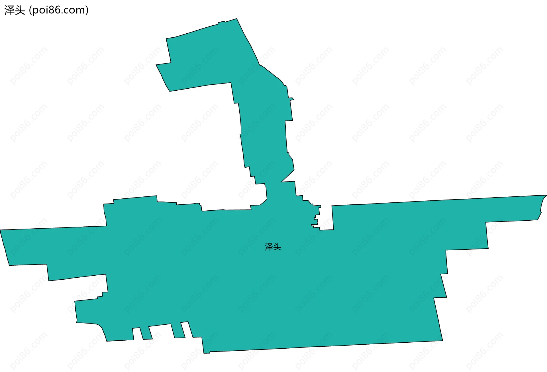 泽头边界地图