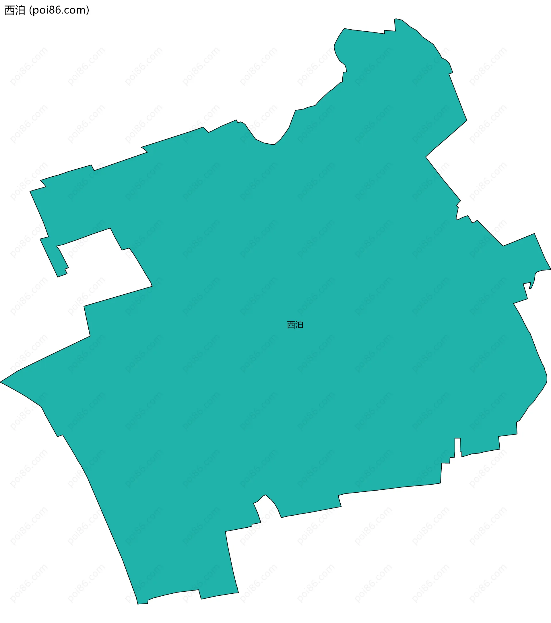 西泊边界地图