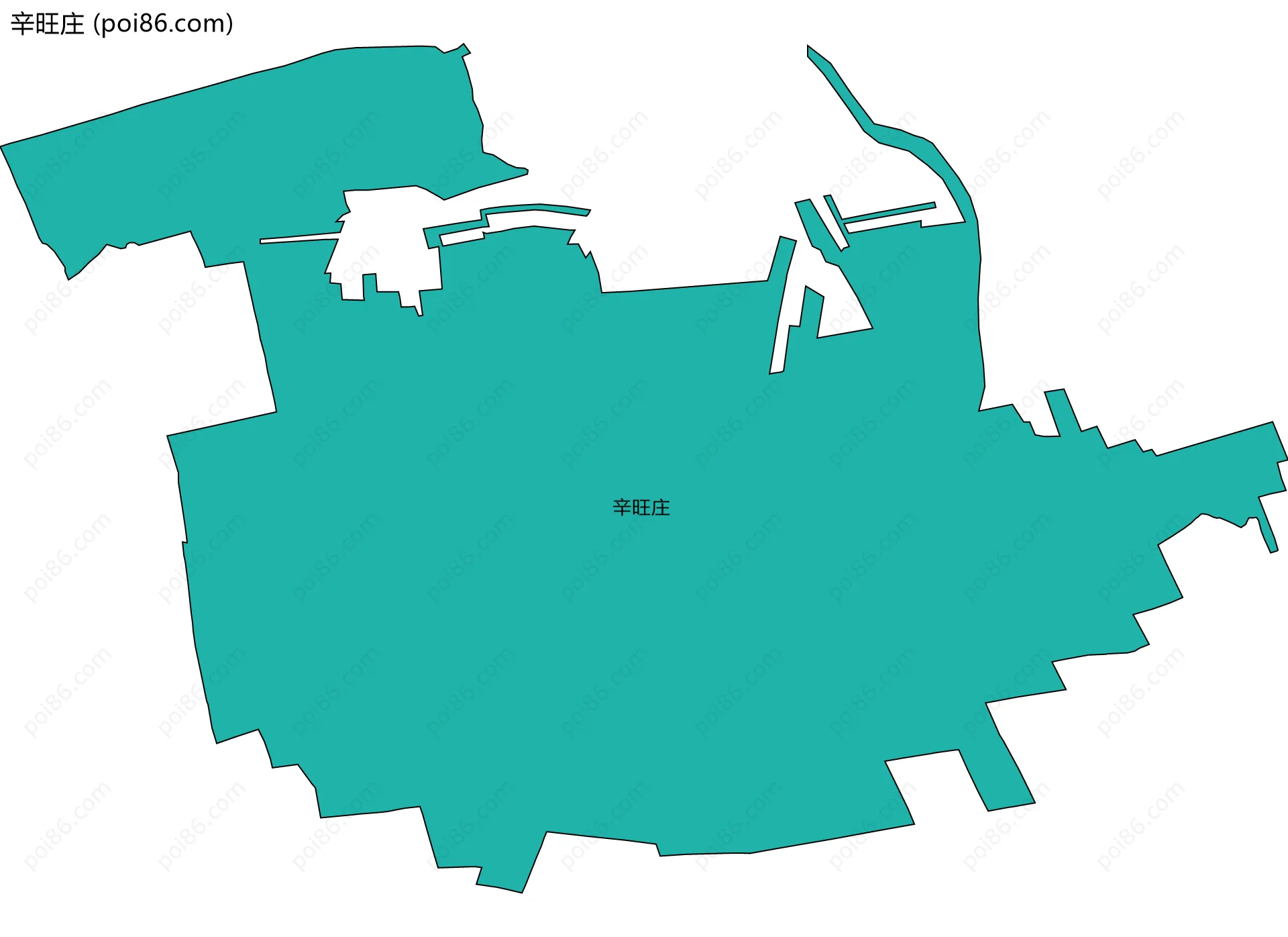 辛旺庄边界地图