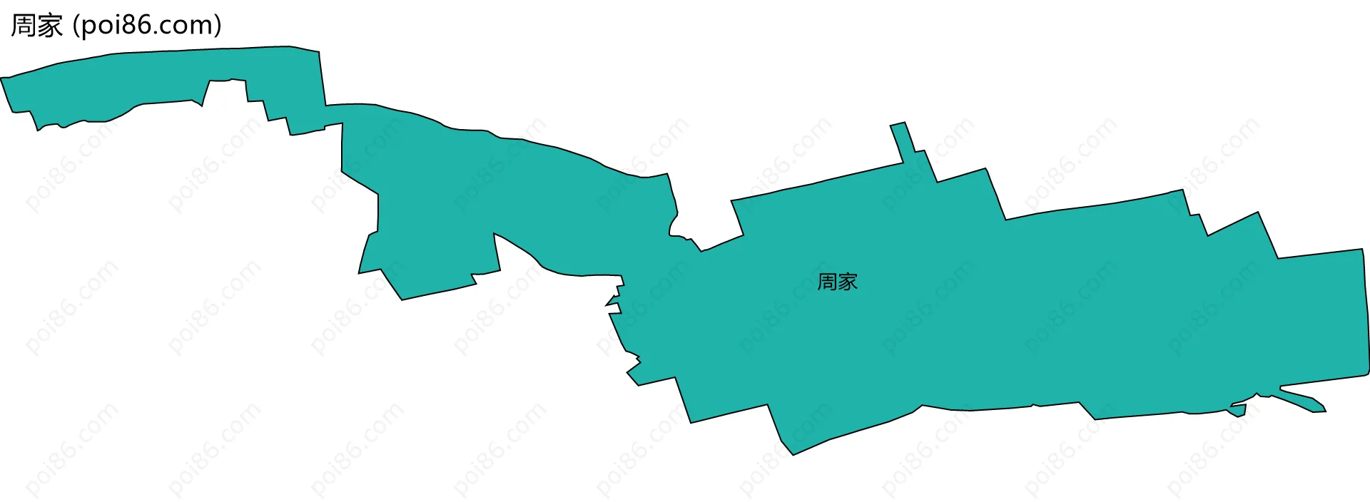 周家边界地图