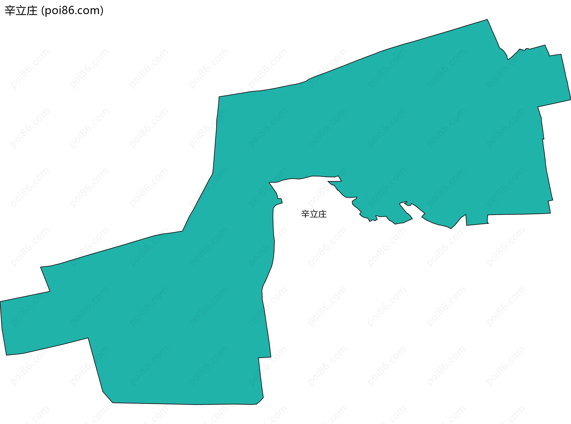 辛立庄边界地图
