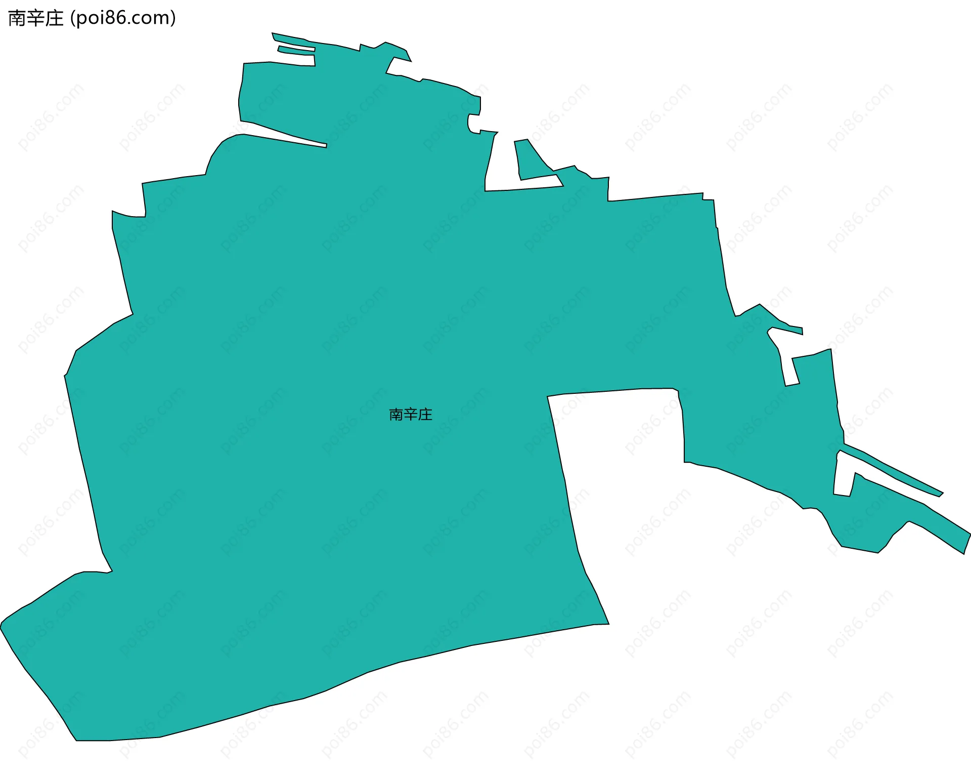 南辛庄边界地图