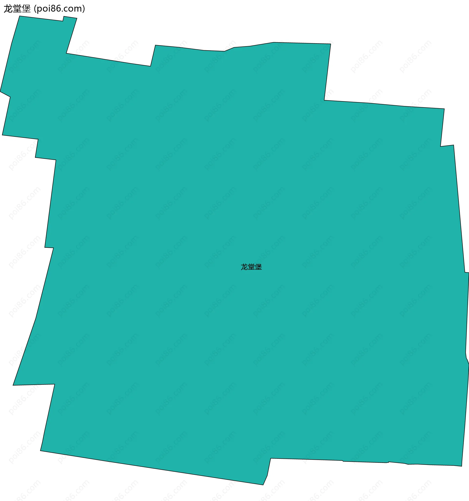 龙堂堡边界地图