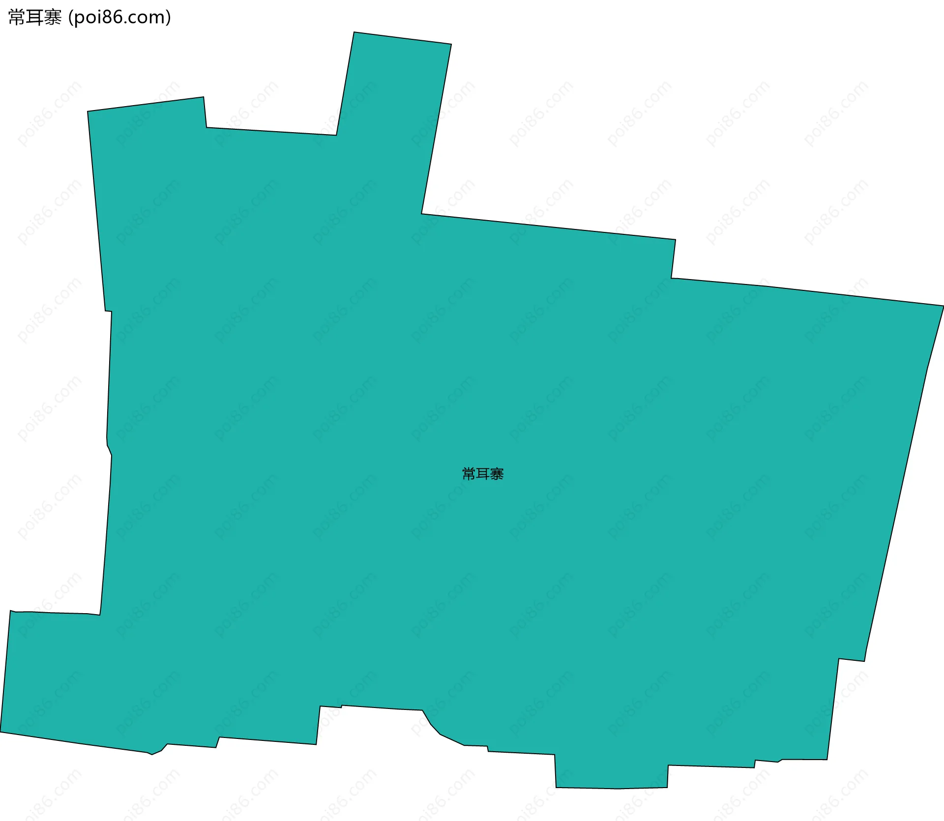 常耳寨边界地图