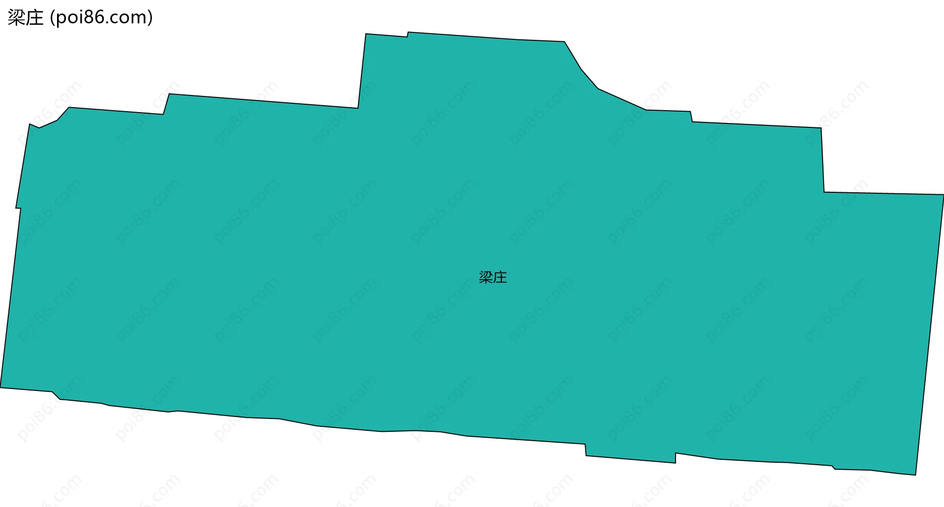 梁庄边界地图