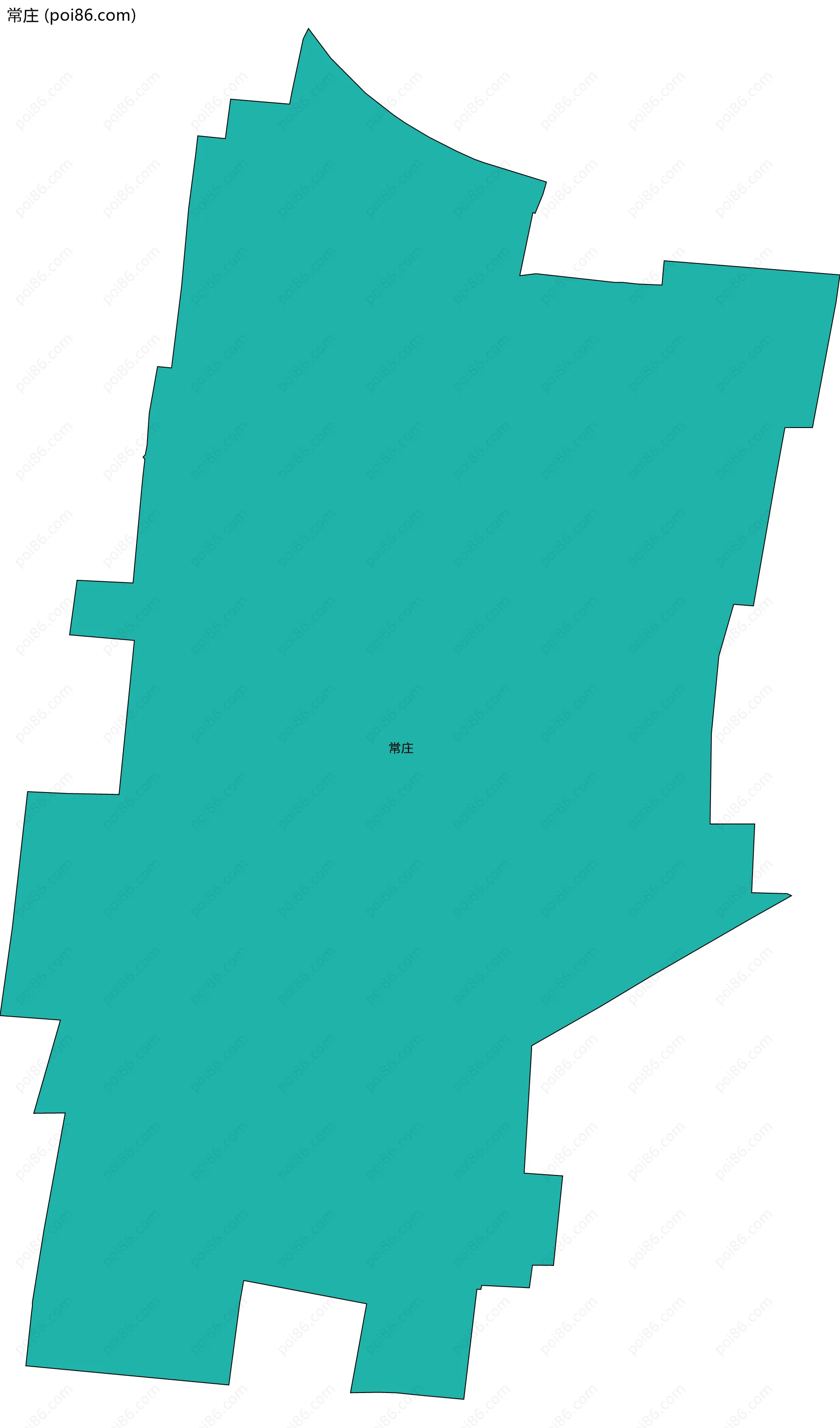 常庄边界地图