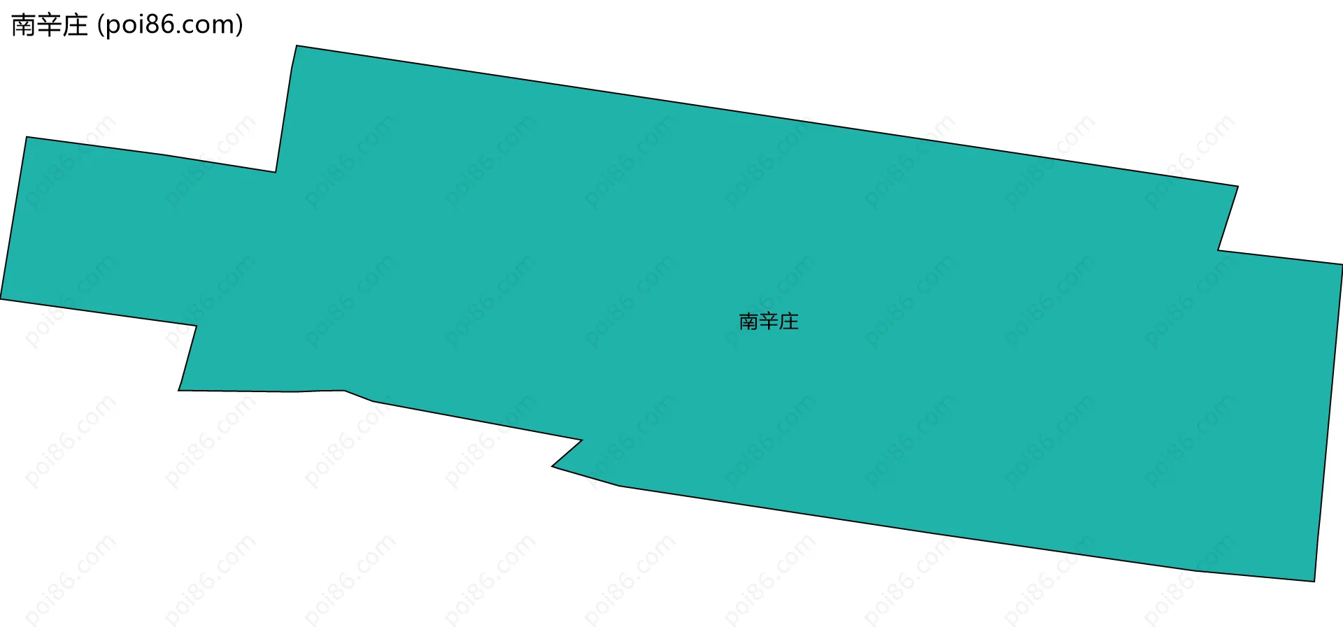 南辛庄边界地图