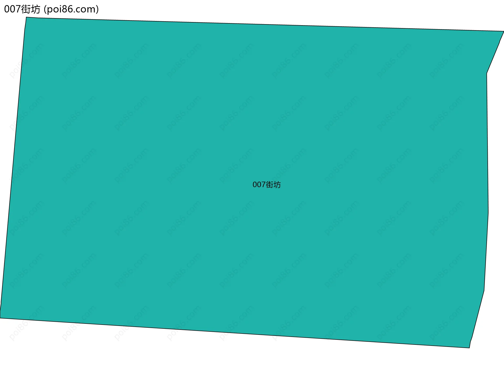 007街坊边界地图