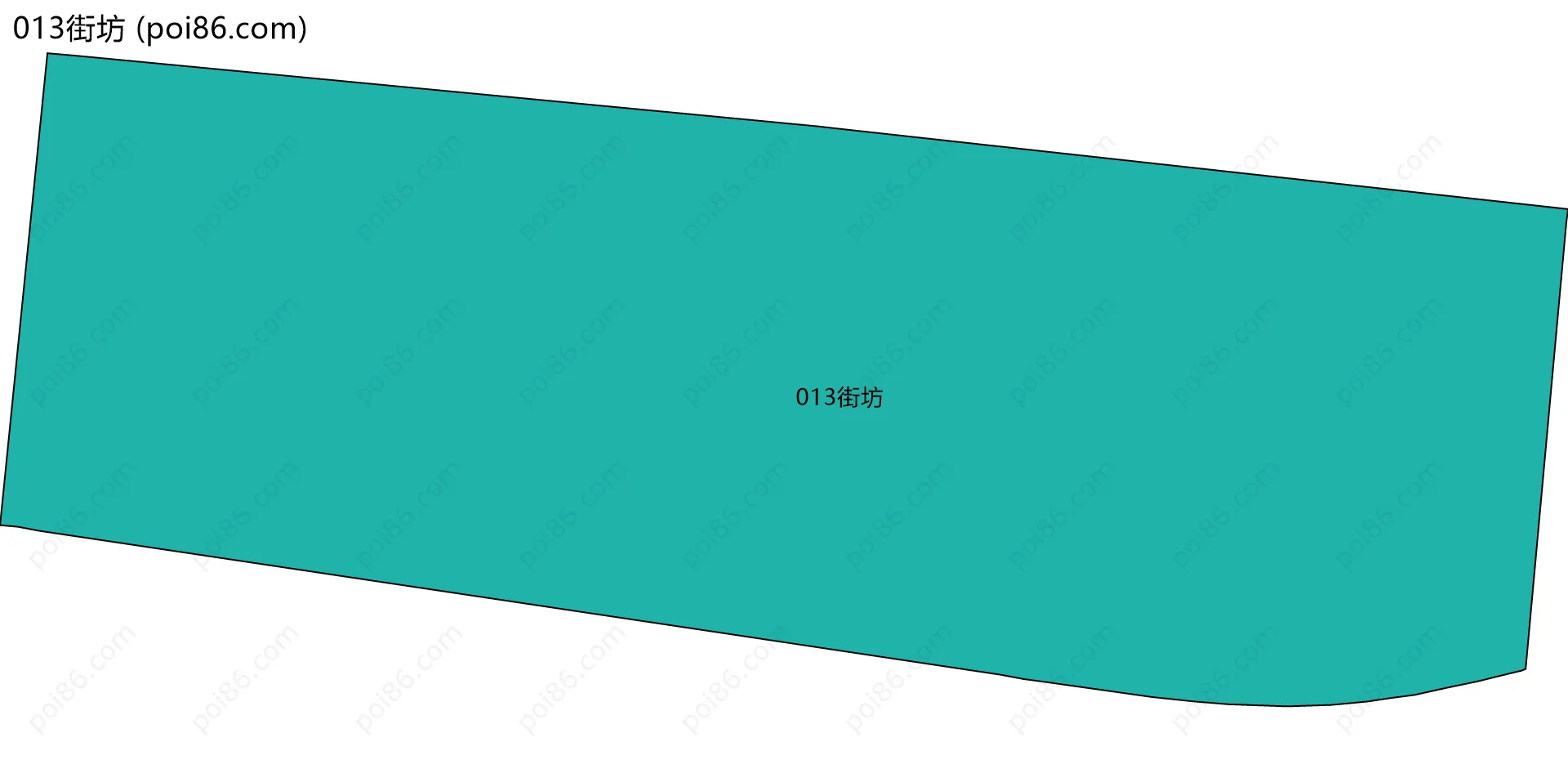 013街坊边界地图