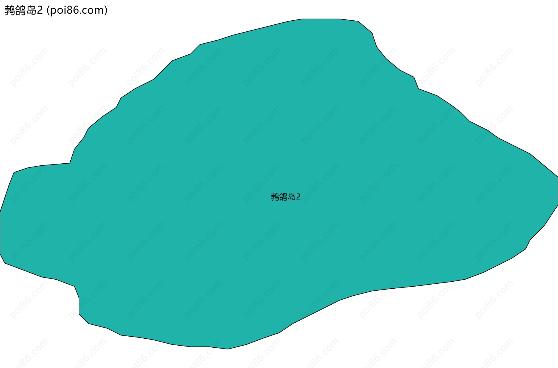 鹁鸽岛2边界地图