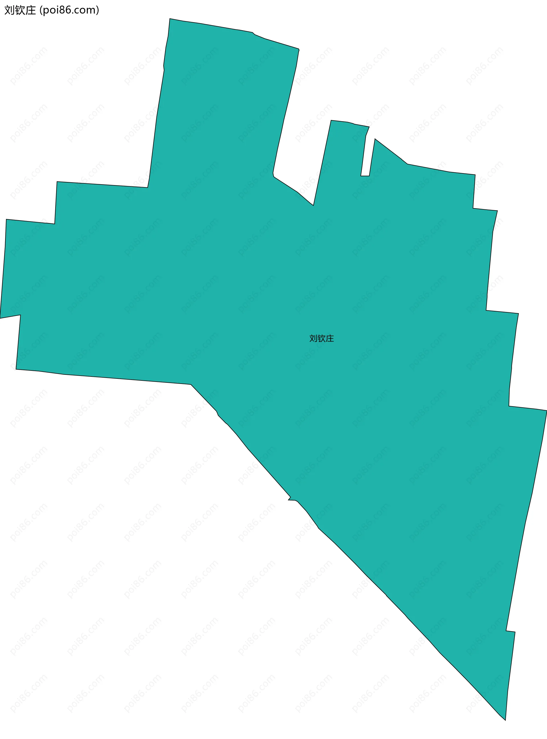 刘钦庄边界地图