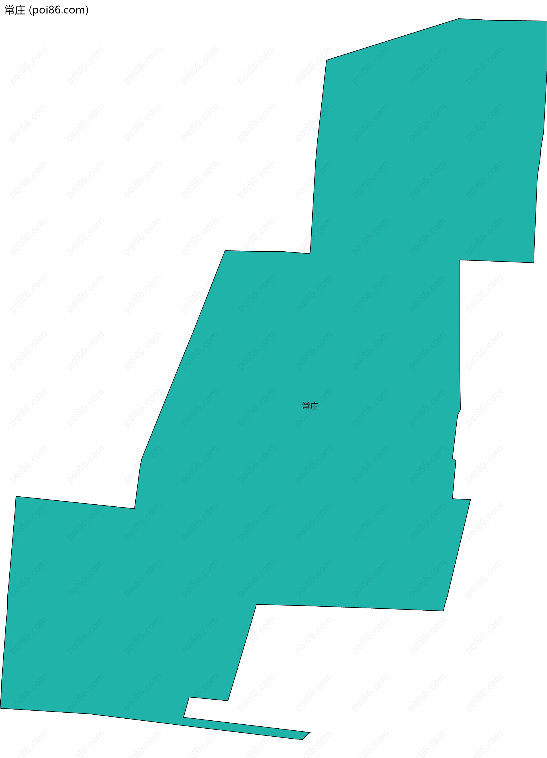 常庄边界地图