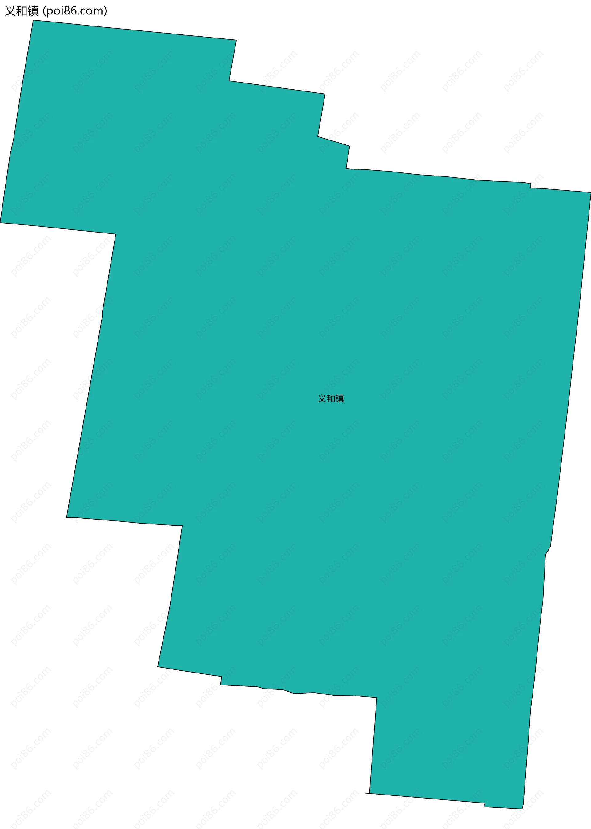 义和镇边界地图