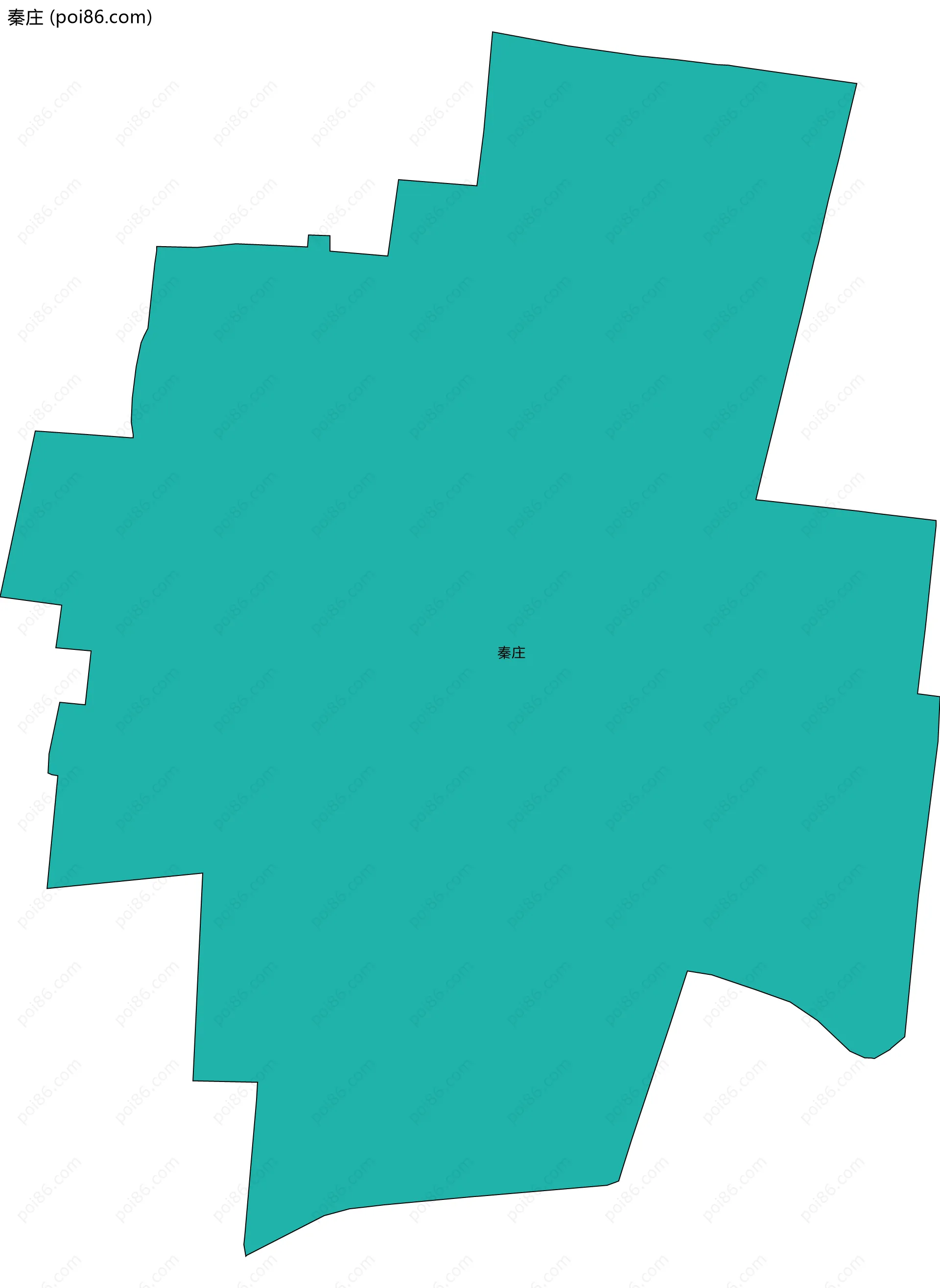 秦庄边界地图