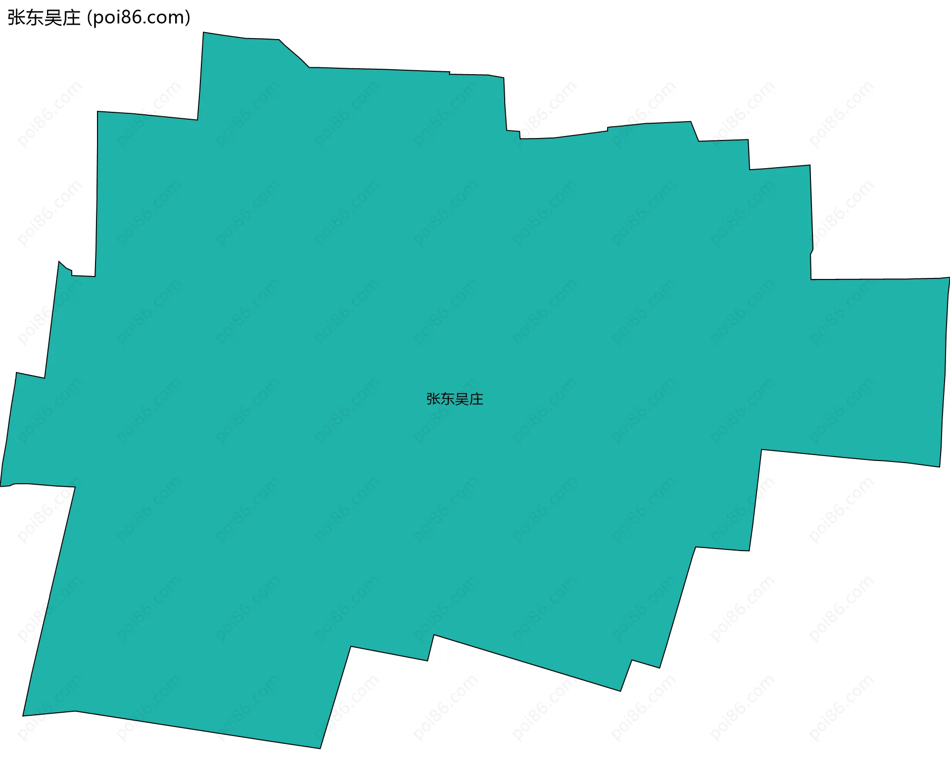 张东吴庄边界地图