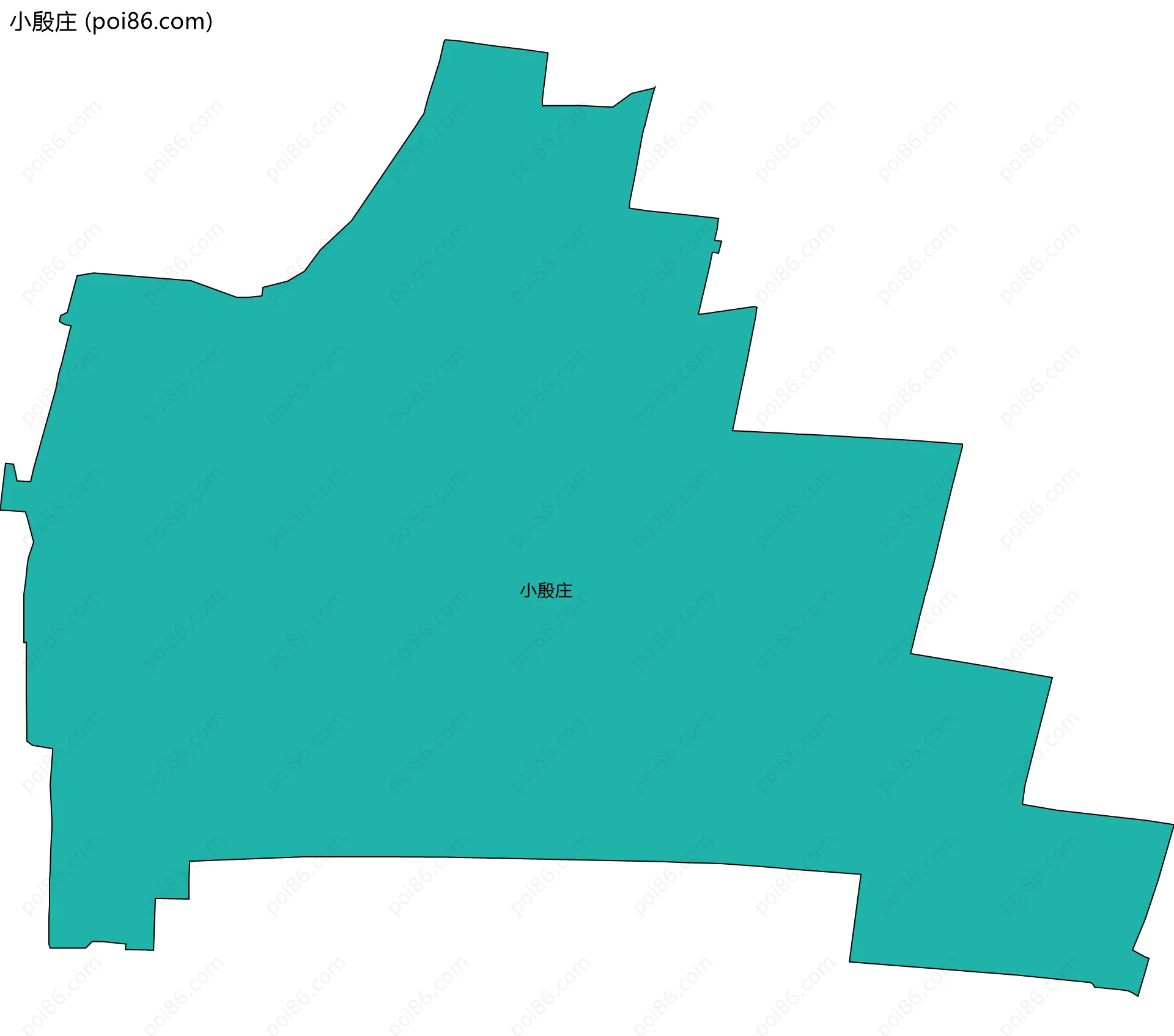 小殷庄边界地图