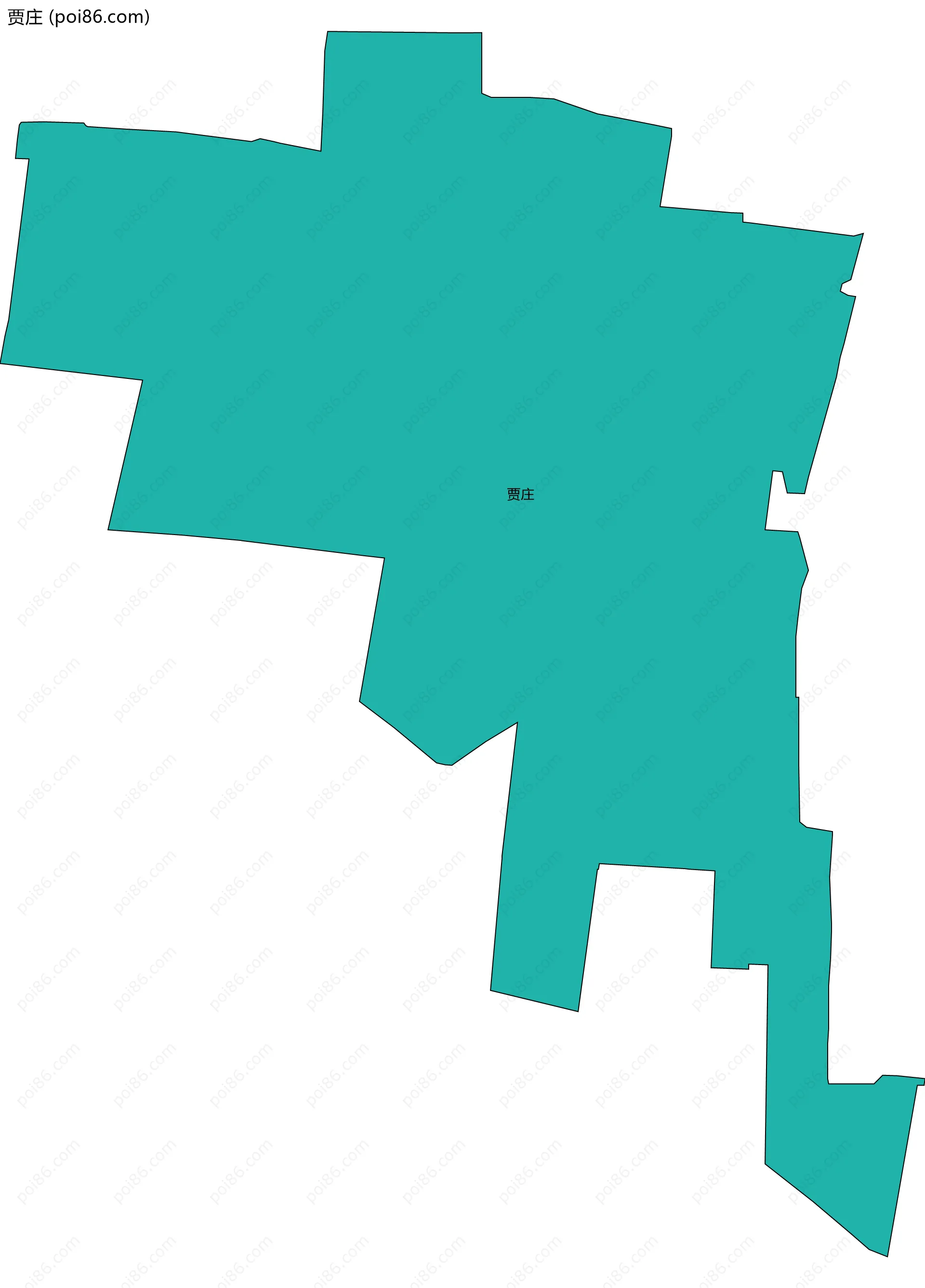 贾庄边界地图