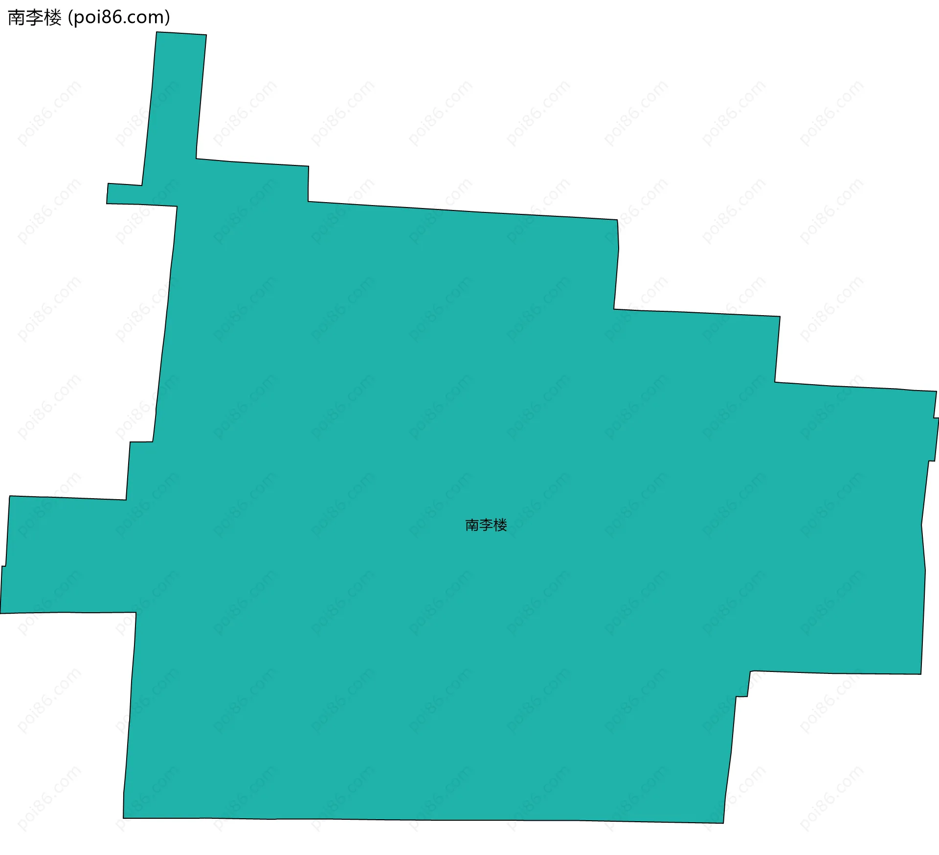 南李楼边界地图
